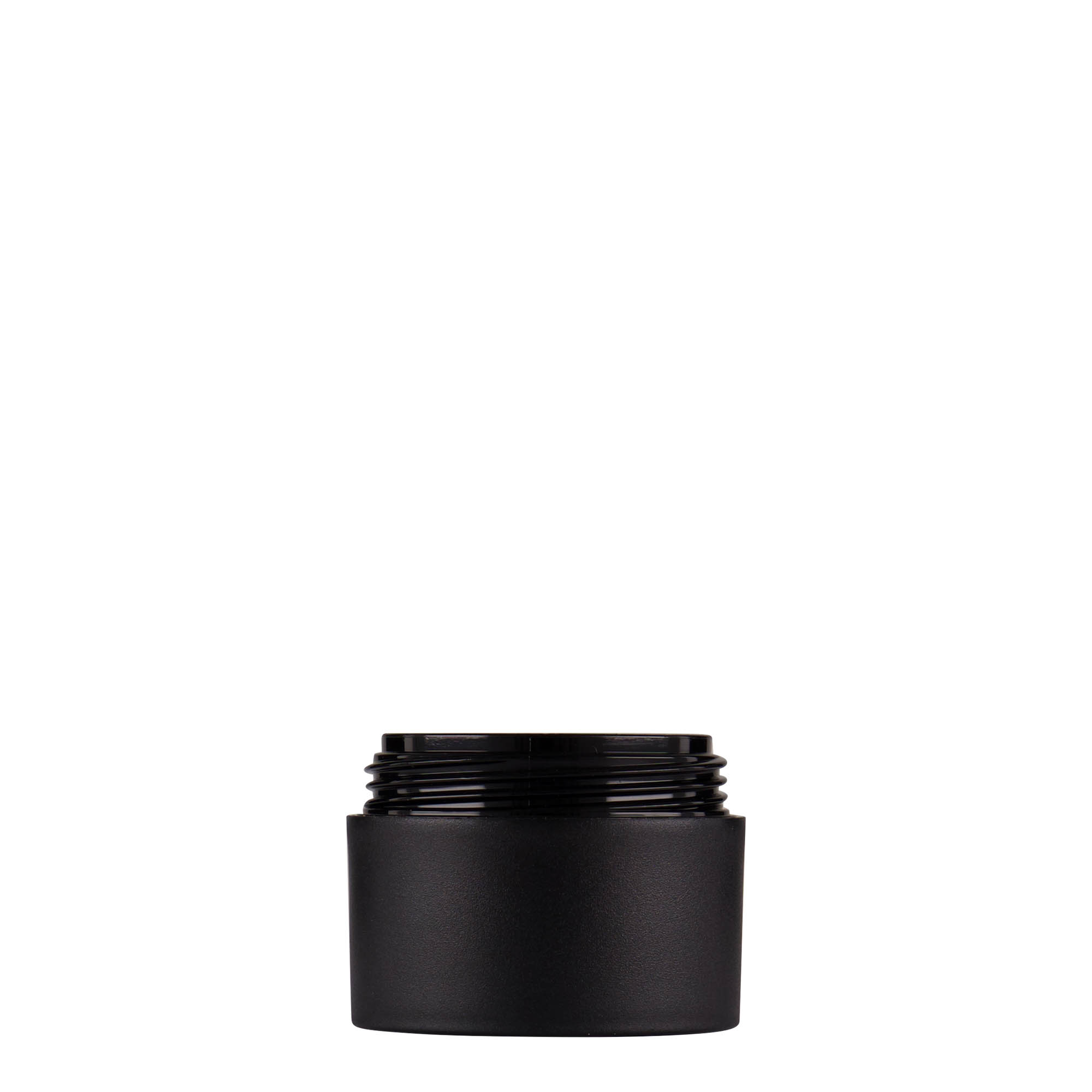 15 ml Kunststoffdose 'Antonella', PP, schwarz, Mündung: Schraubverschluss 15 ml Kunststoffdose 'Antonella', PP, schwarz, Mündung: Schraubverschluss