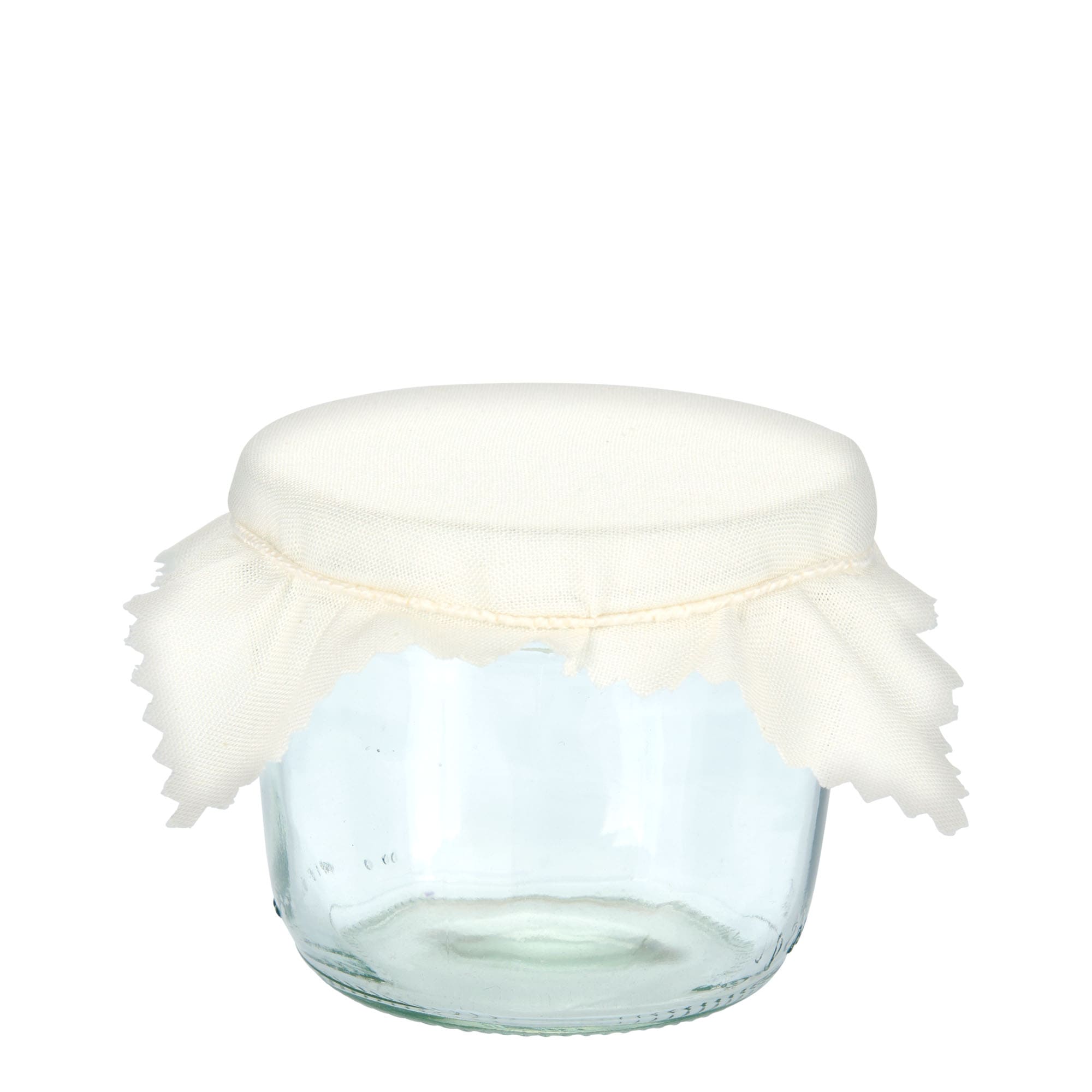 Stoffdeckchen 12x12, quadratisch, Textil, natur, Mündung: TO38-TO53 Stoffdeckchen 12x12, quadratisch, Textil, natur, Mündung: TO38-TO53