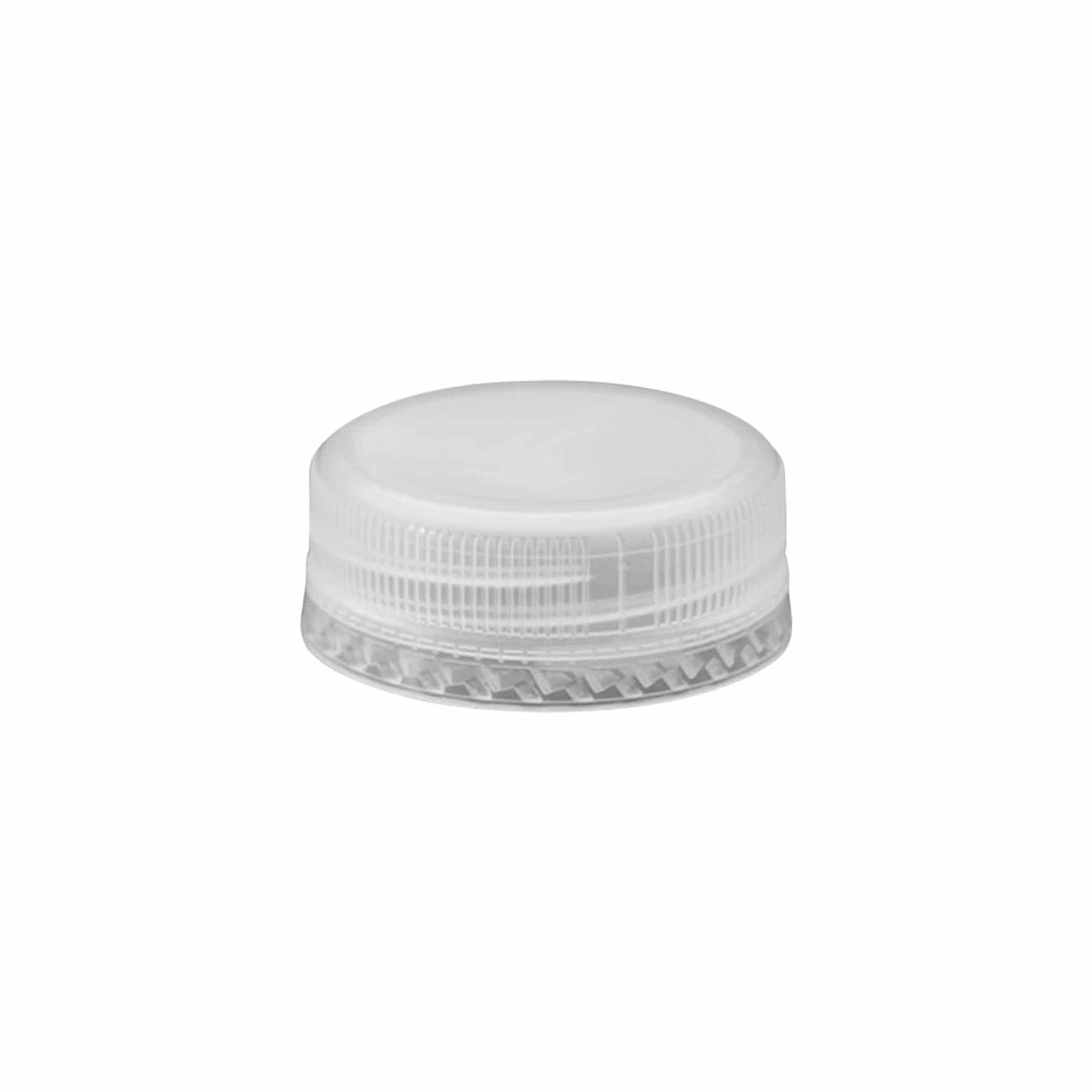 Schraubverschluss Zweistartgewinde, PE-Kunststoff, weiss, für Mündung: PET 38 mm
