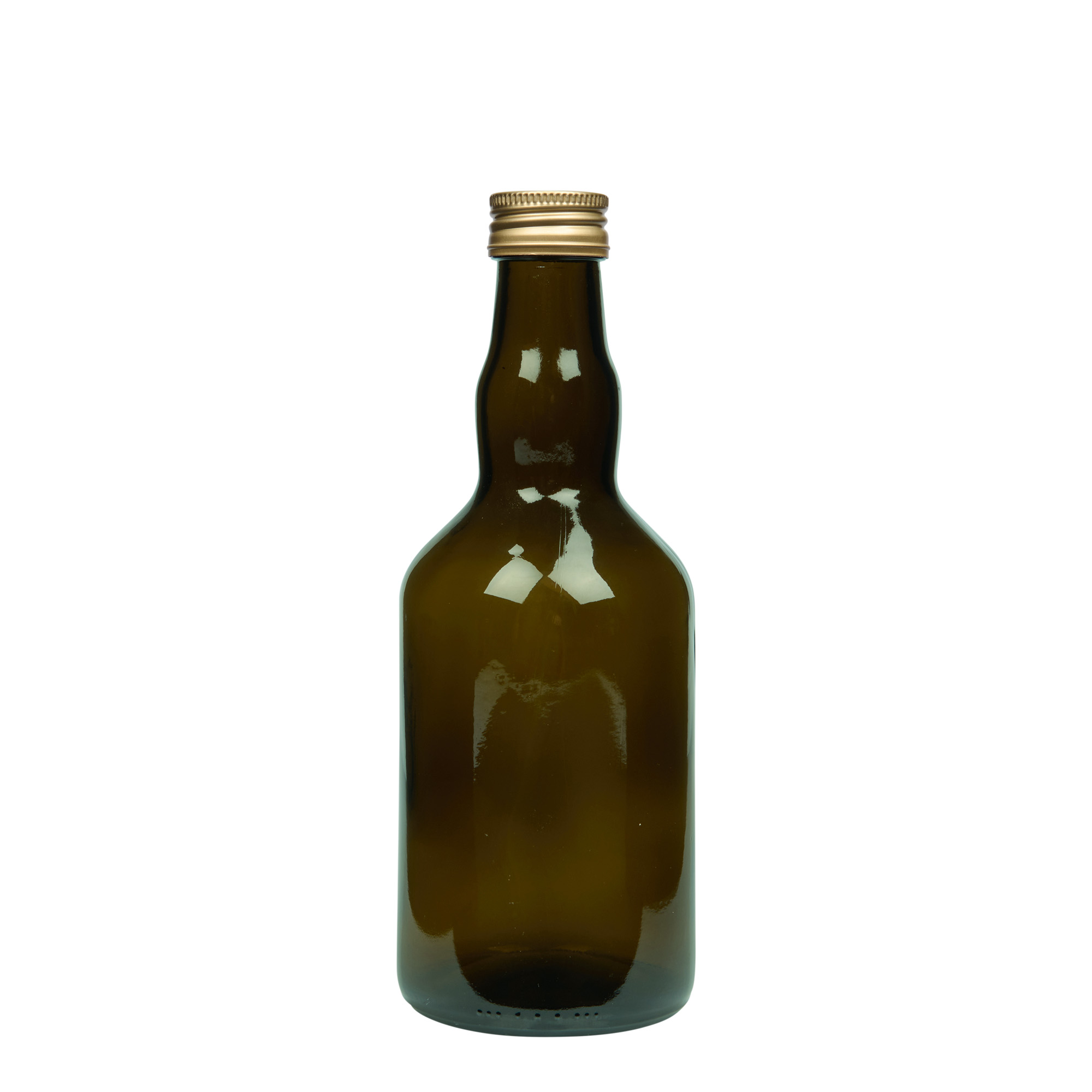 500 ml Glasflasche «Olona», antikgrün, Mündung: PP 31,5