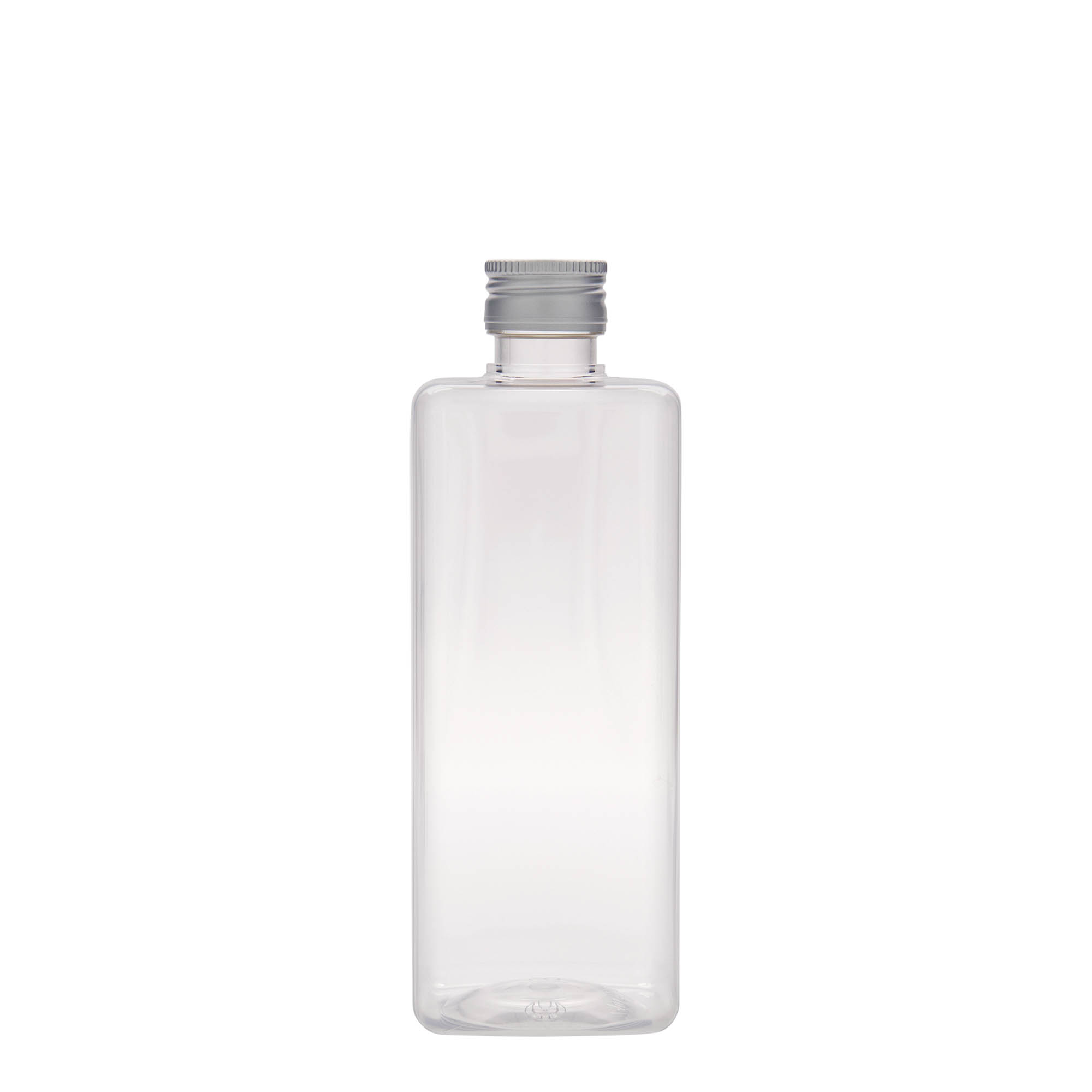 500 ml PET-Flasche 'Karl', quadratisch, Kunststoff, Mündung: PP 28
