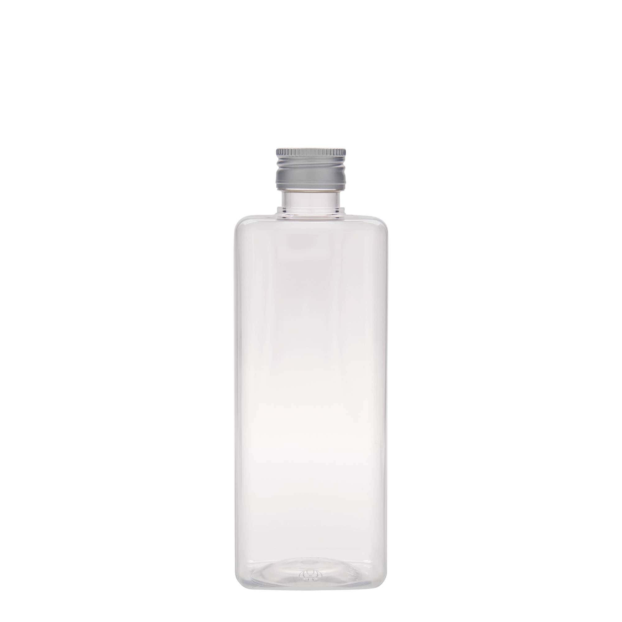 500 ml PET-Flasche «Karl», quadratisch, Kunststoff, Mündung: PP 28