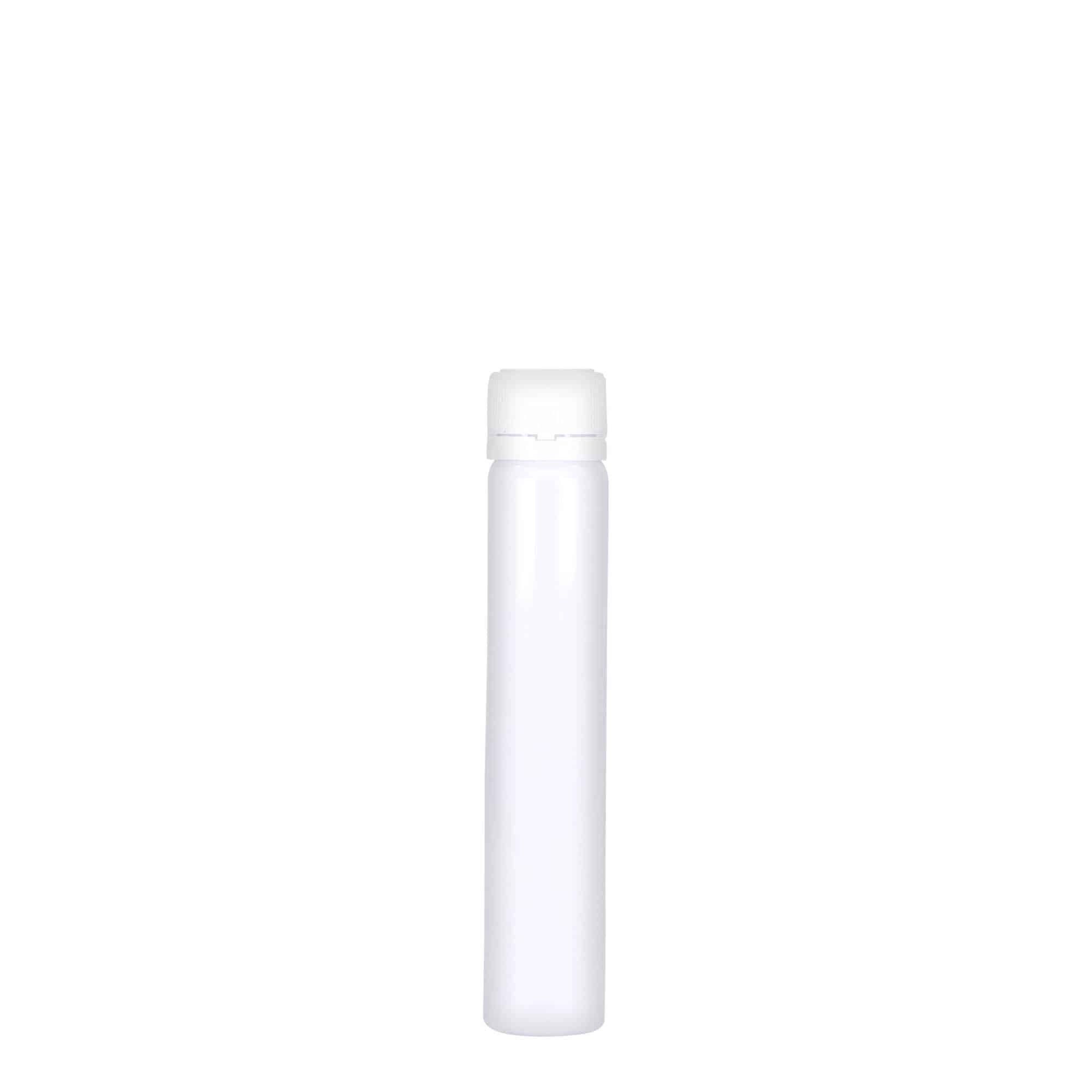 25 ml PET-Röhrchen, Kunststoff, weiss, Mündung: Schraubverschluss