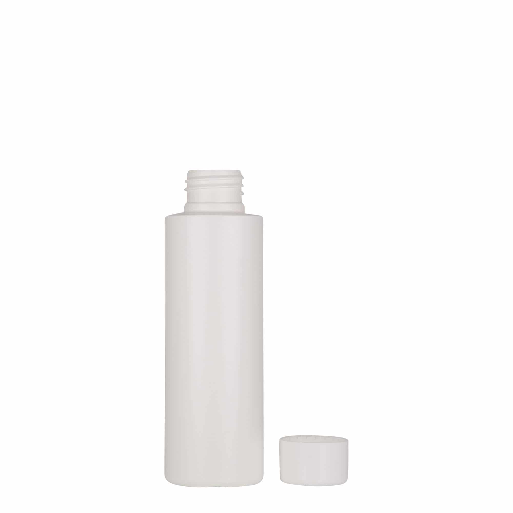 100 ml Kunststoffflasche «Pipe», Braskem®, weiss, Mündung:  24/410