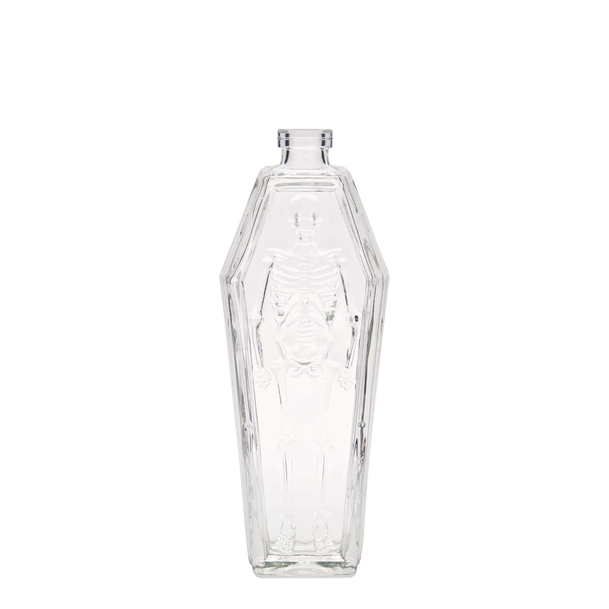 200 ml Glasflasche 'Sarg', Mündung: Kork