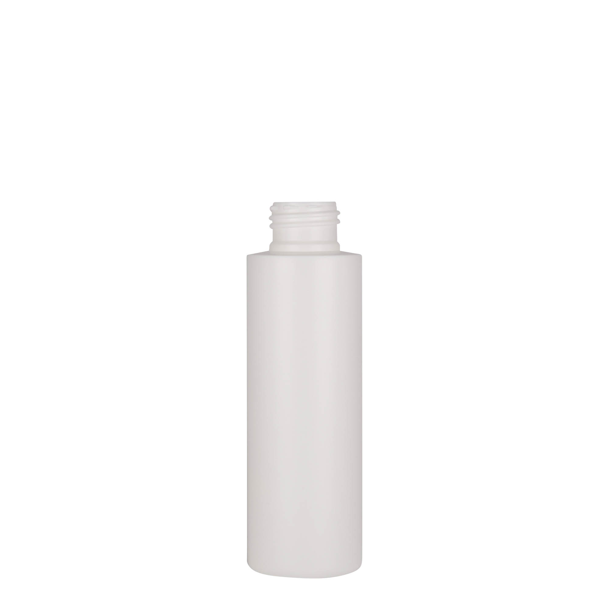 100 ml Kunststoffflasche 'Pipe', HDPE, weiß, Mündung: 24/410