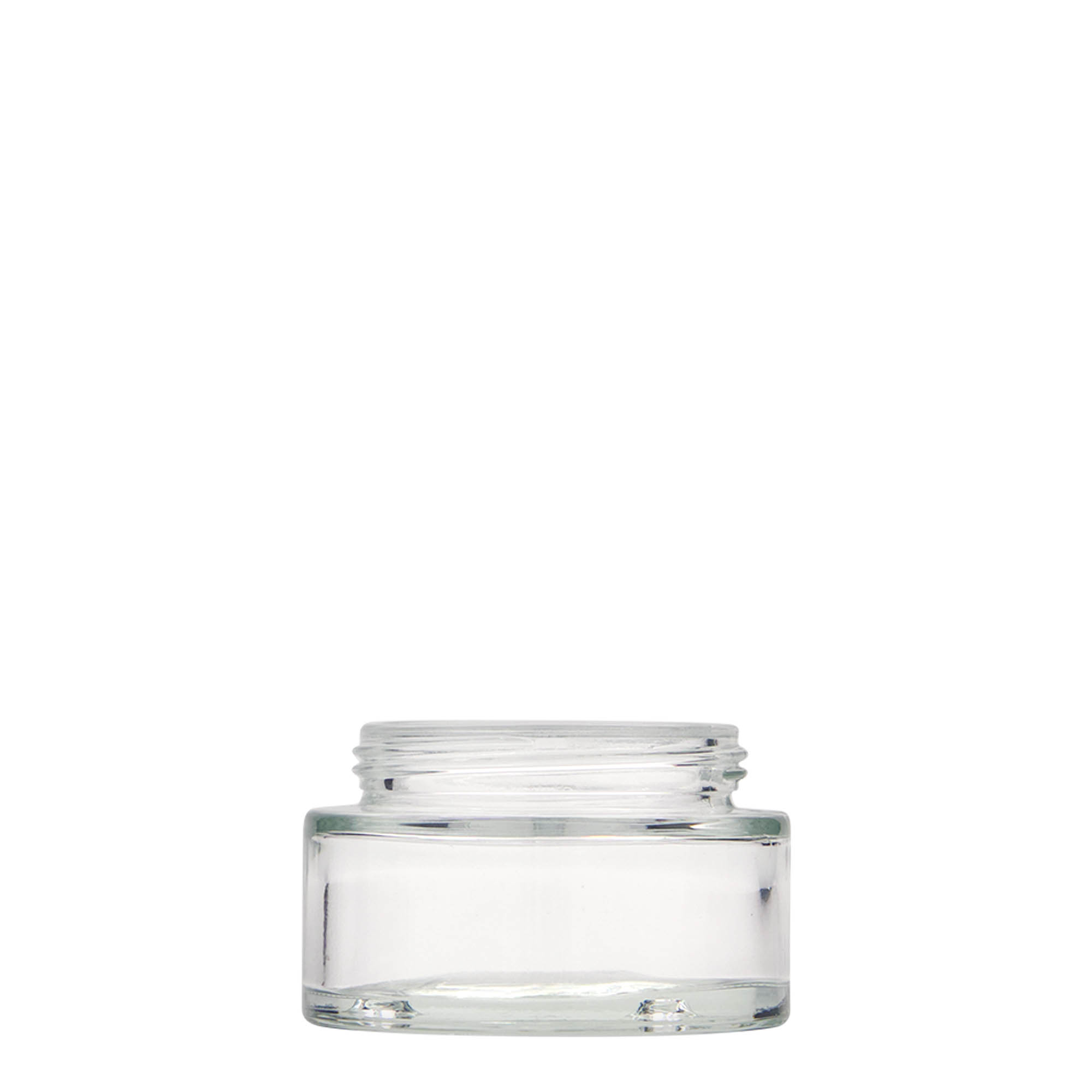 50 ml Tiegel «Clear Edition», Glas, Mündung: Schraubverschluss