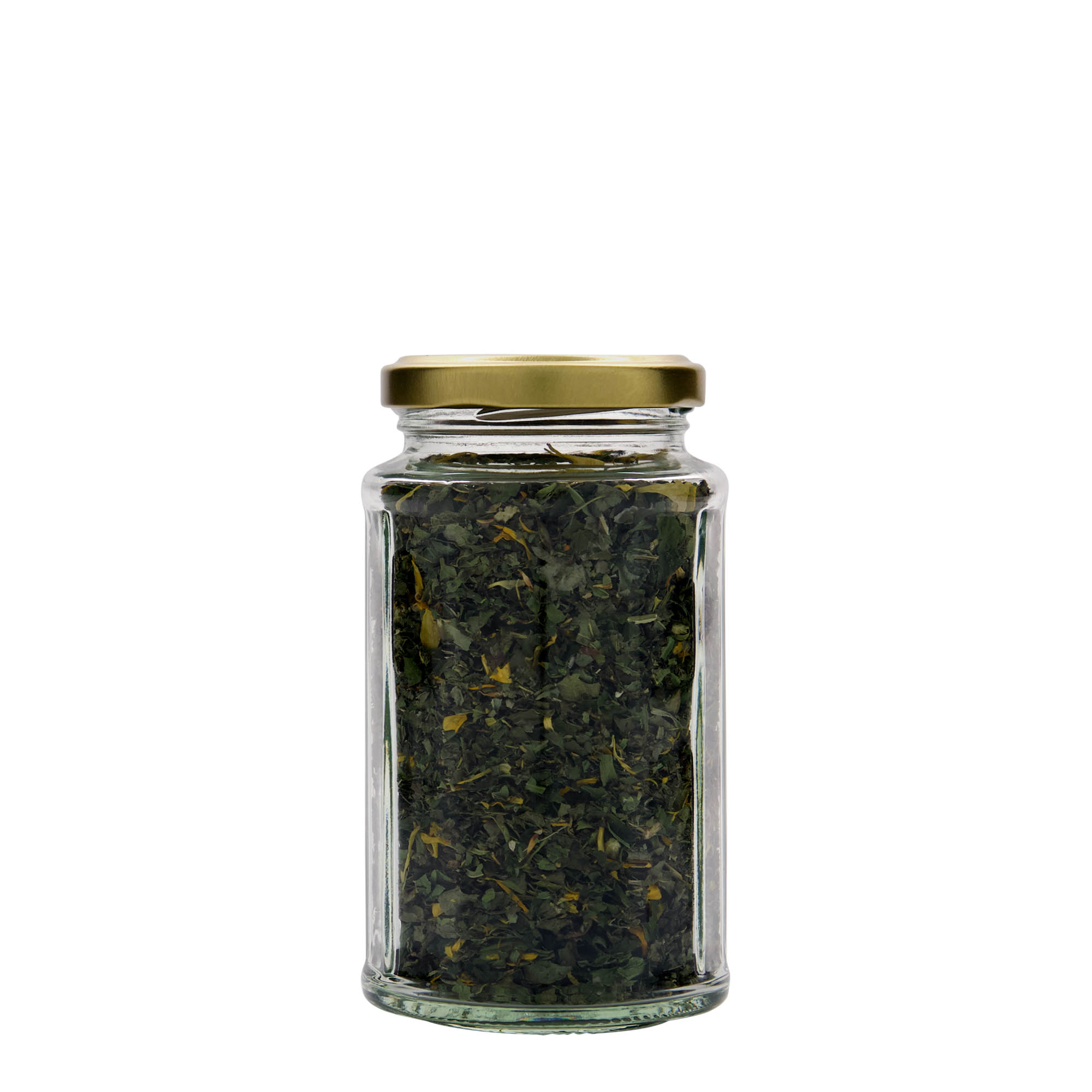 288 ml Mehrkantglas, zwölfeckig, Mündung: Twist-Off (TO 58) 288 ml Mehrkantglas, zwölfeckig, Mündung: Twist-Off (TO 58)