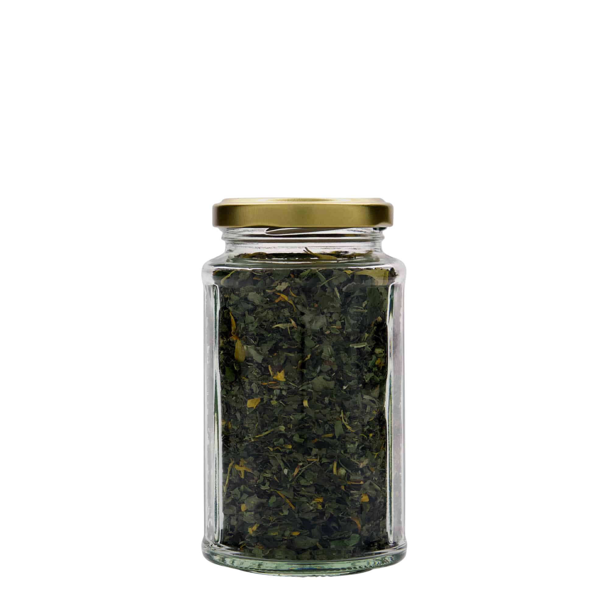 288 ml Mehrkantglas, zwölfeckig, Mündung: Twist-Off (TO 58) 288 ml Mehrkantglas, zwölfeckig, Mündung: Twist-Off (TO 58)