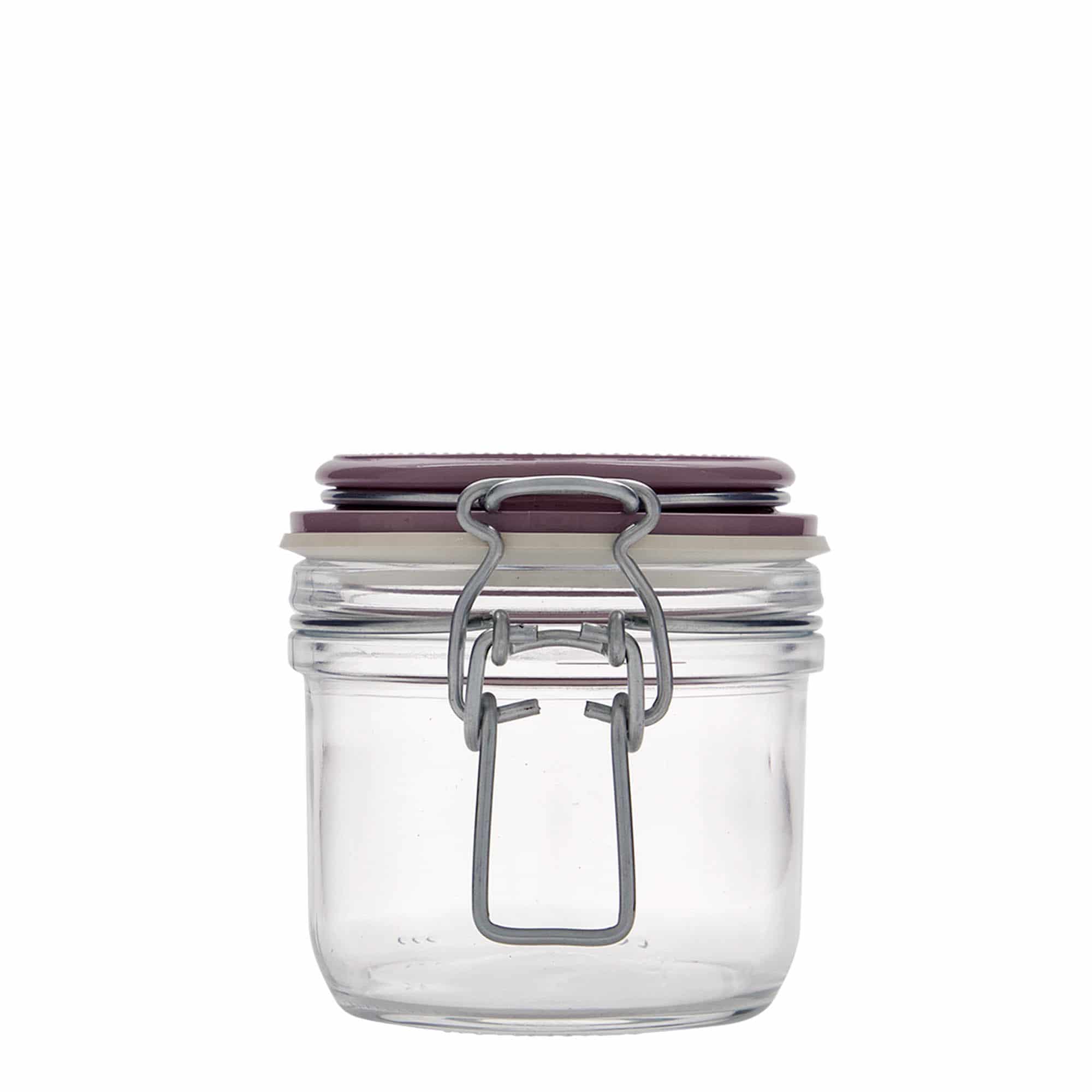 200 ml Drahtbügelglas 'Fido', violett, Mündung: Drahtbügelverschluss 200 ml Drahtbügelglas 'Fido', violett, Mündung: Drahtbügelverschluss