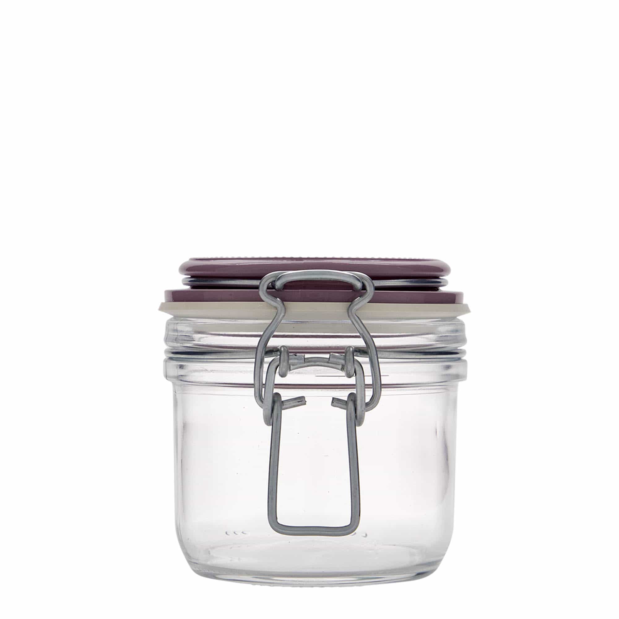 200 ml Drahtbügelglas «Fido», violett, Mündung: Drahtbügelverschluss