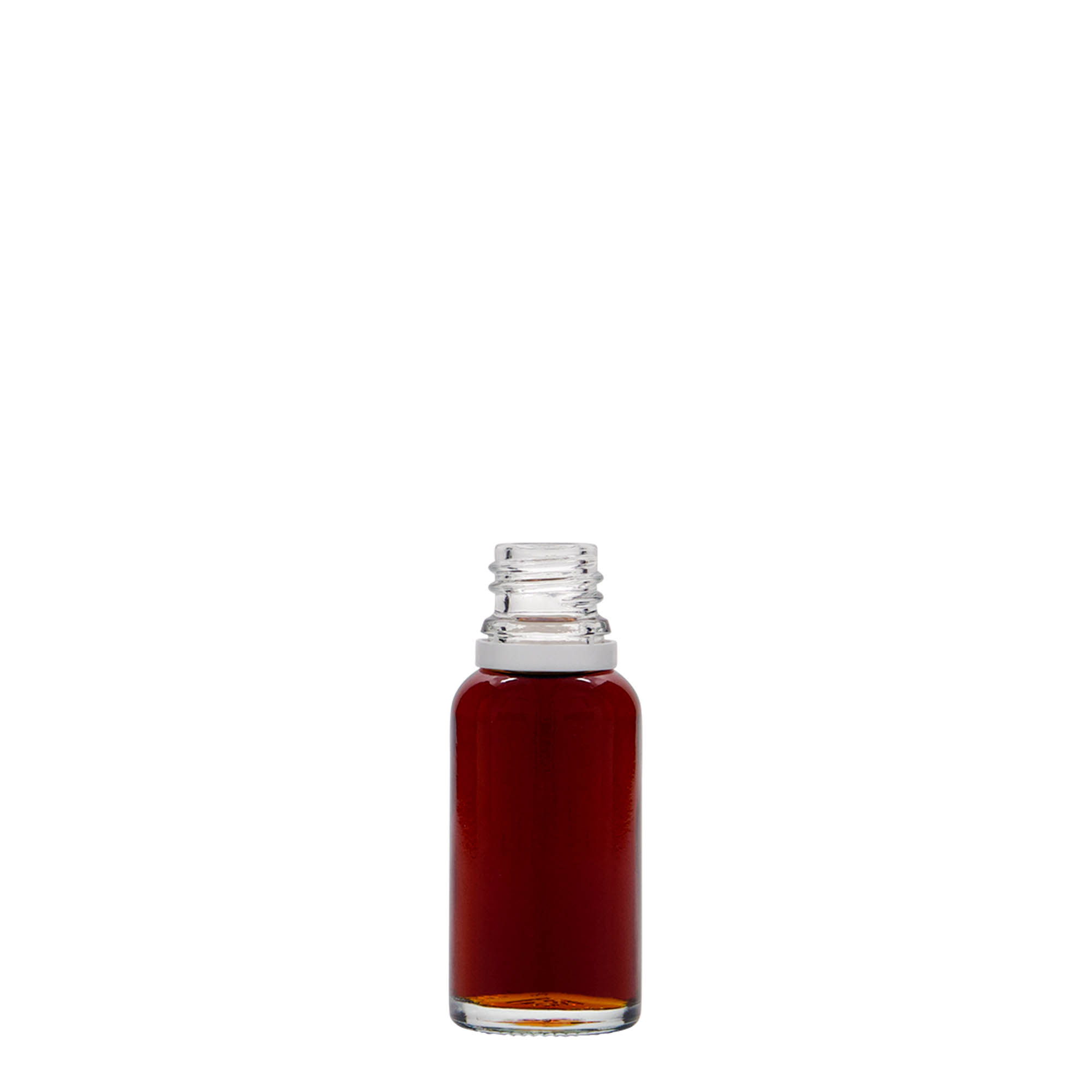 20 ml Medizinflasche, Glas, Mündung: DIN 18