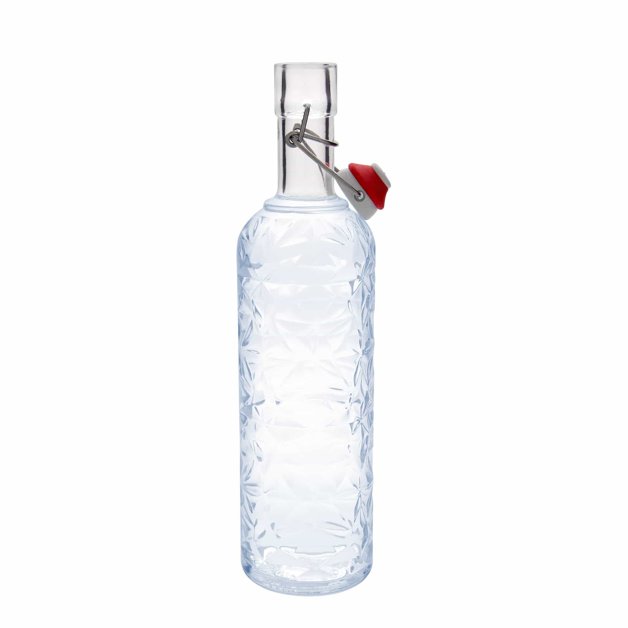 1.000 ml Glasflasche 'Oriente', Mündung: Bügelverschluss 1.000 ml Glasflasche 'Oriente', Mündung: Bügelverschluss