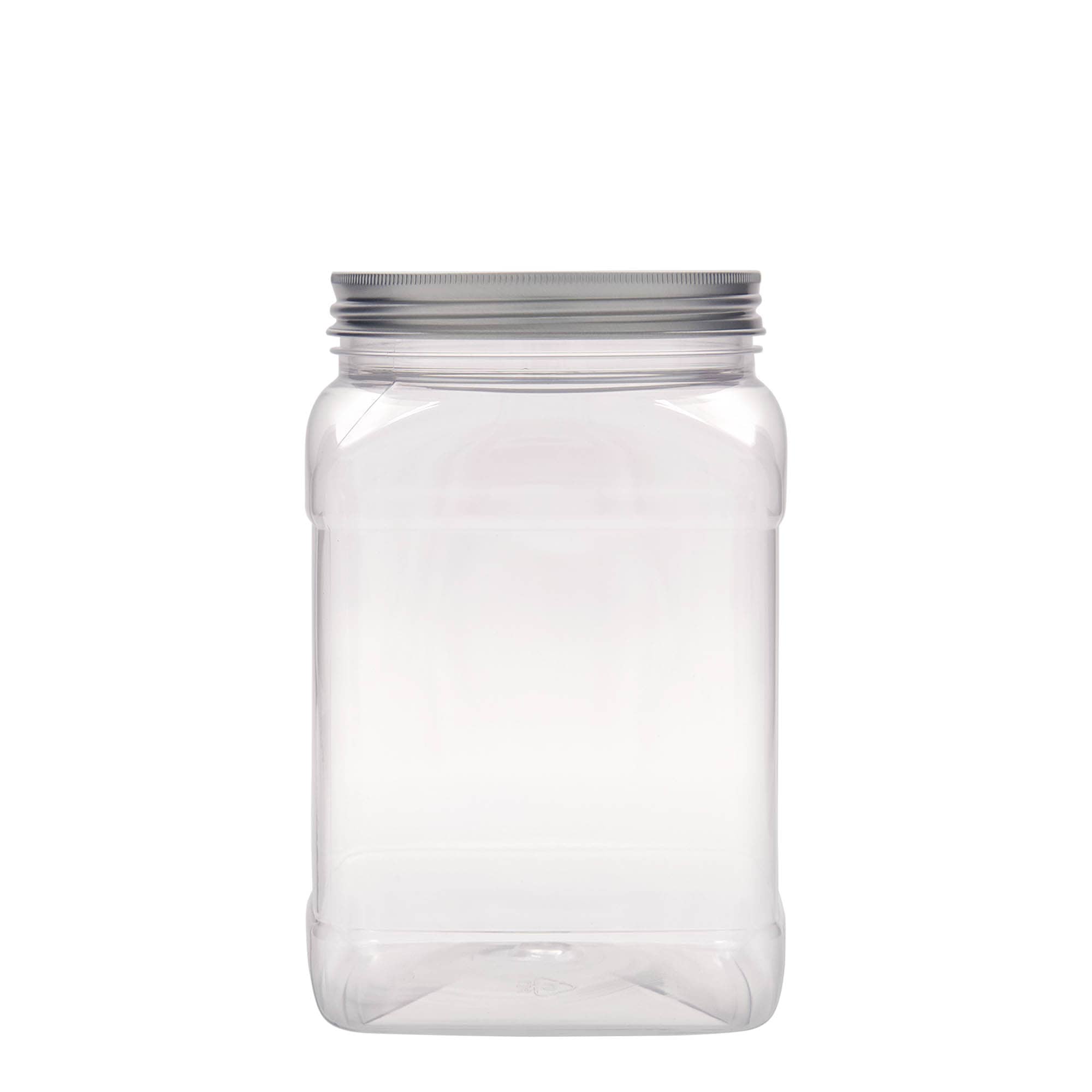 1.500 ml PET-Dose «Dana», quadratisch, Kunststoff, Mündung: 100/400