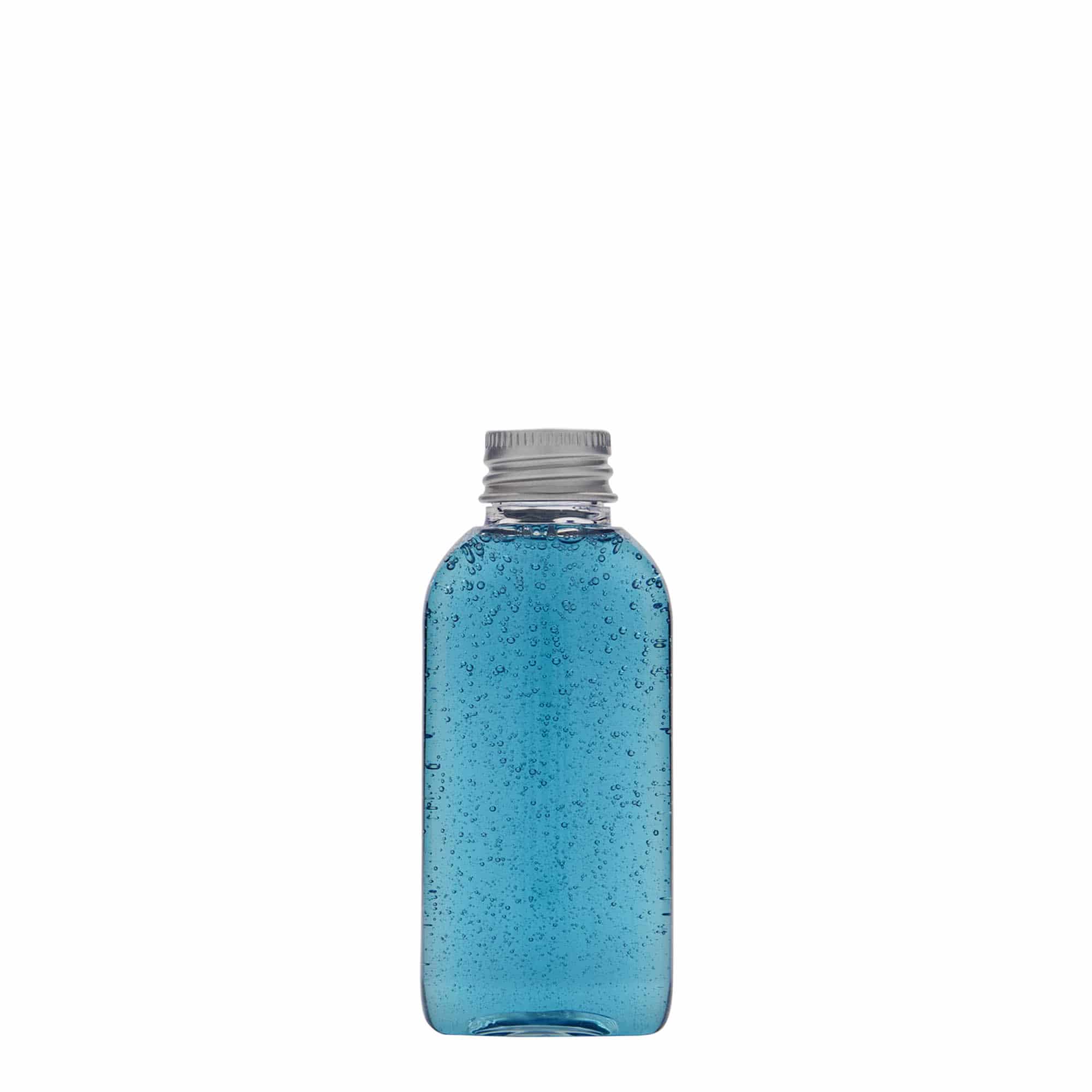 50 ml PET-Flasche «Iris», oval, Kunststoff, Mündung: 20/410