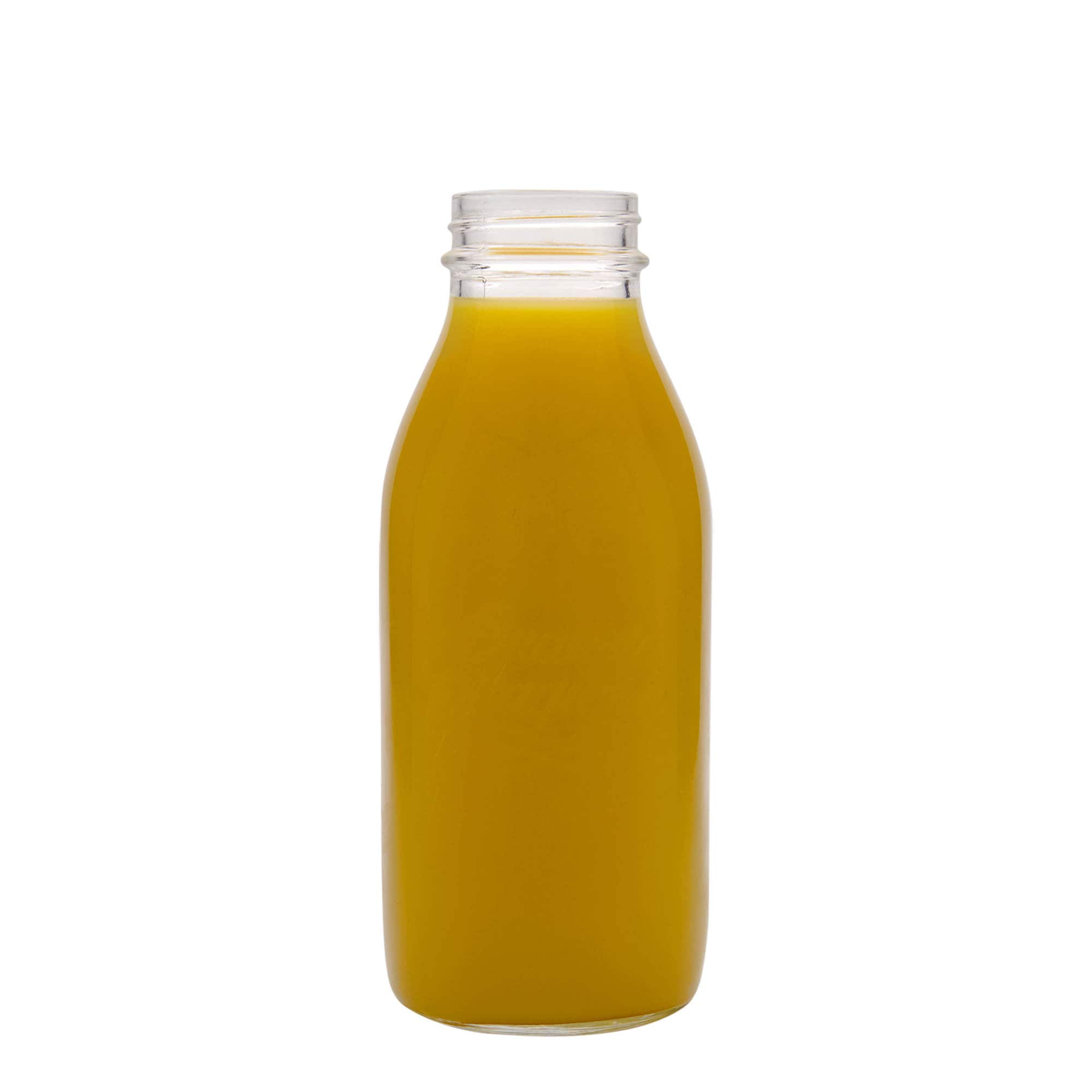 1.000 ml Glasflasche «Quattro Stagioni», Mündung: Schraubverschluss