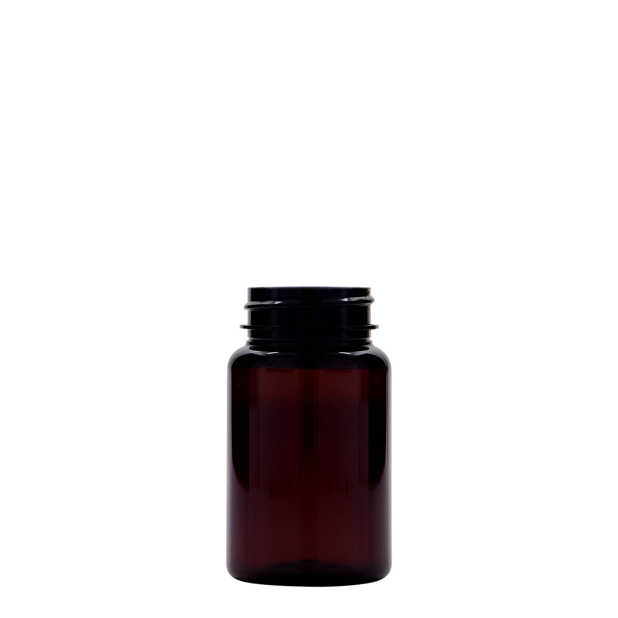 75 ml PET-Packer, Kunststoff, braun, Mündung: 38/400 75 ml PET-Packer, Kunststoff, braun, Mündung: 38/400