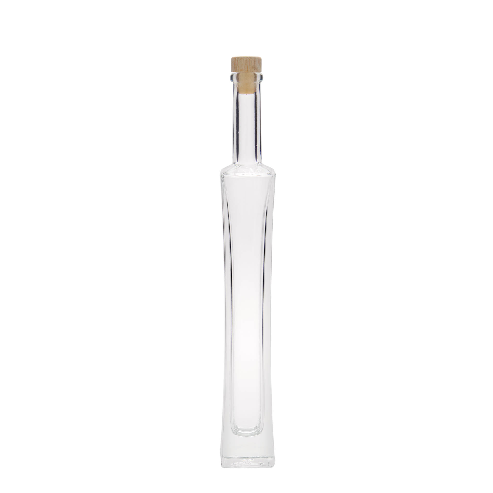 100 ml Glasflasche 'Koko', quadratisch, Mündung: Kork 100 ml Glasflasche 'Koko', quadratisch, Mündung: Kork