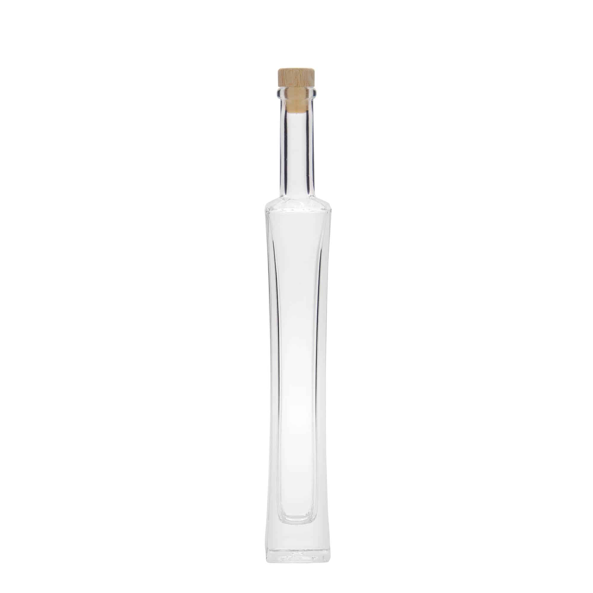 100 ml Glasflasche «Koko», quadratisch, Mündung: Kork