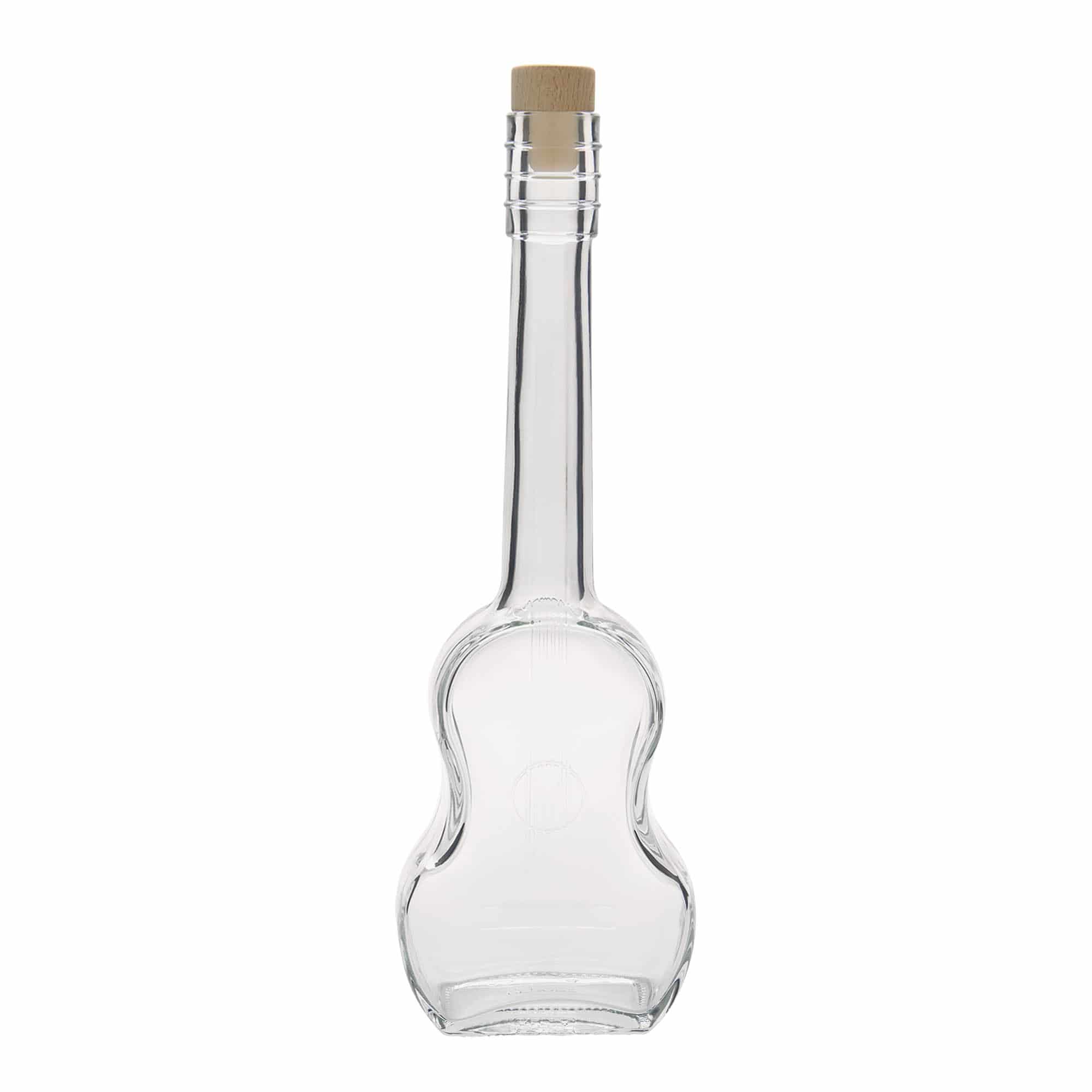 500 ml Glasflasche «Gitarre», Mündung: Kork