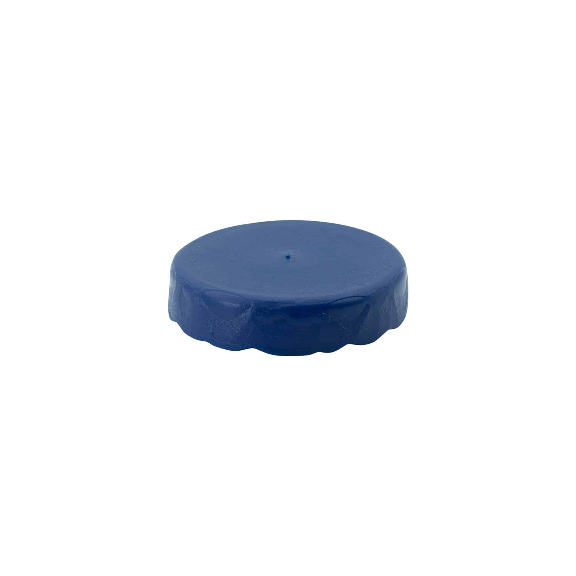 Stülpdeckel für Enghals-Keramiktopf, HDPE-Kunststoff, blau Stülpdeckel für Enghals-Keramiktopf, HDPE-Kunststoff, blau