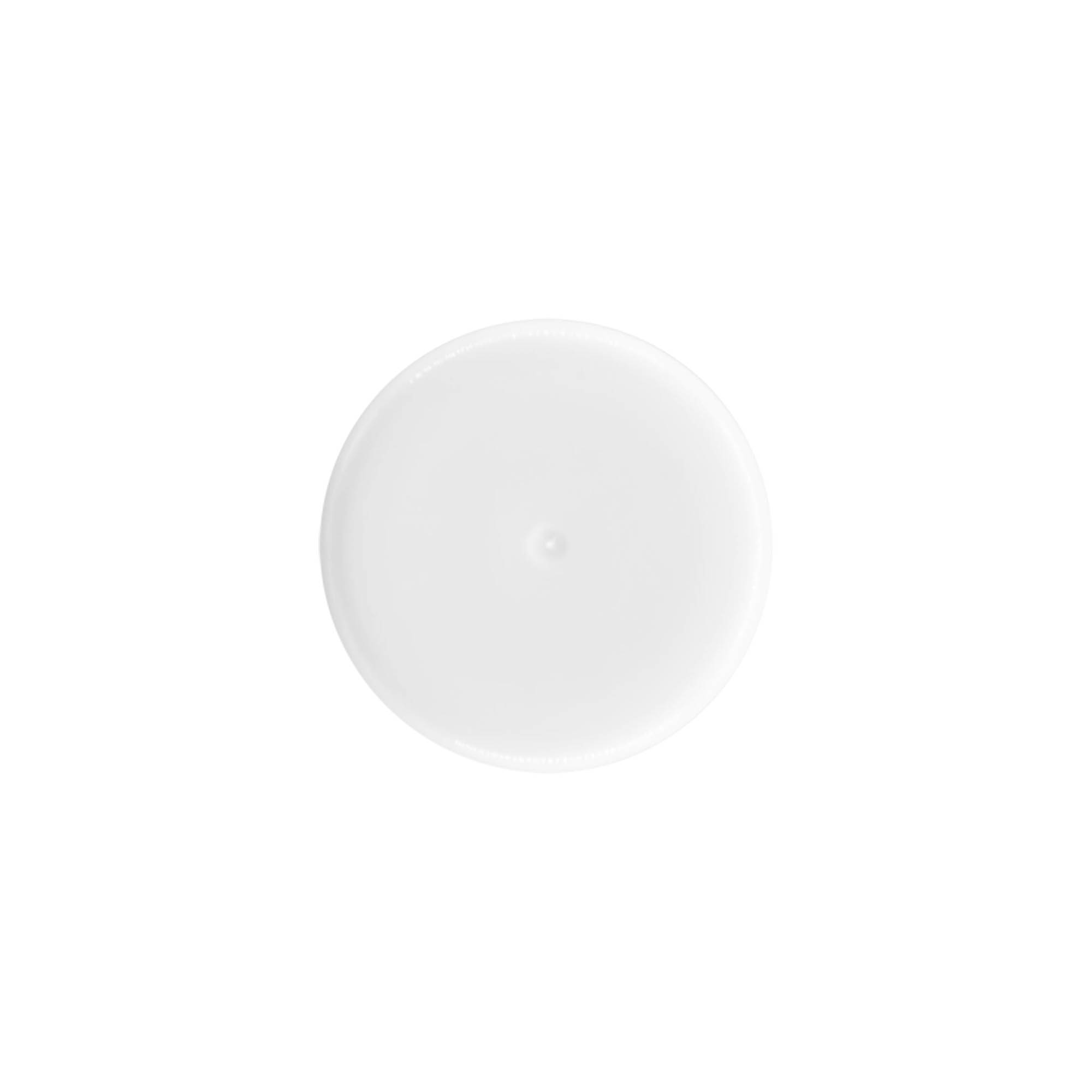 Kappe für 50 ml Roll-On-Flasche, PP-Kunststoff, weiß, für Mündung: Schraubverschluss Kappe für 50 ml Roll-On-Flasche, PP-Kunststoff, weiß, für Mündung: Schraubverschluss