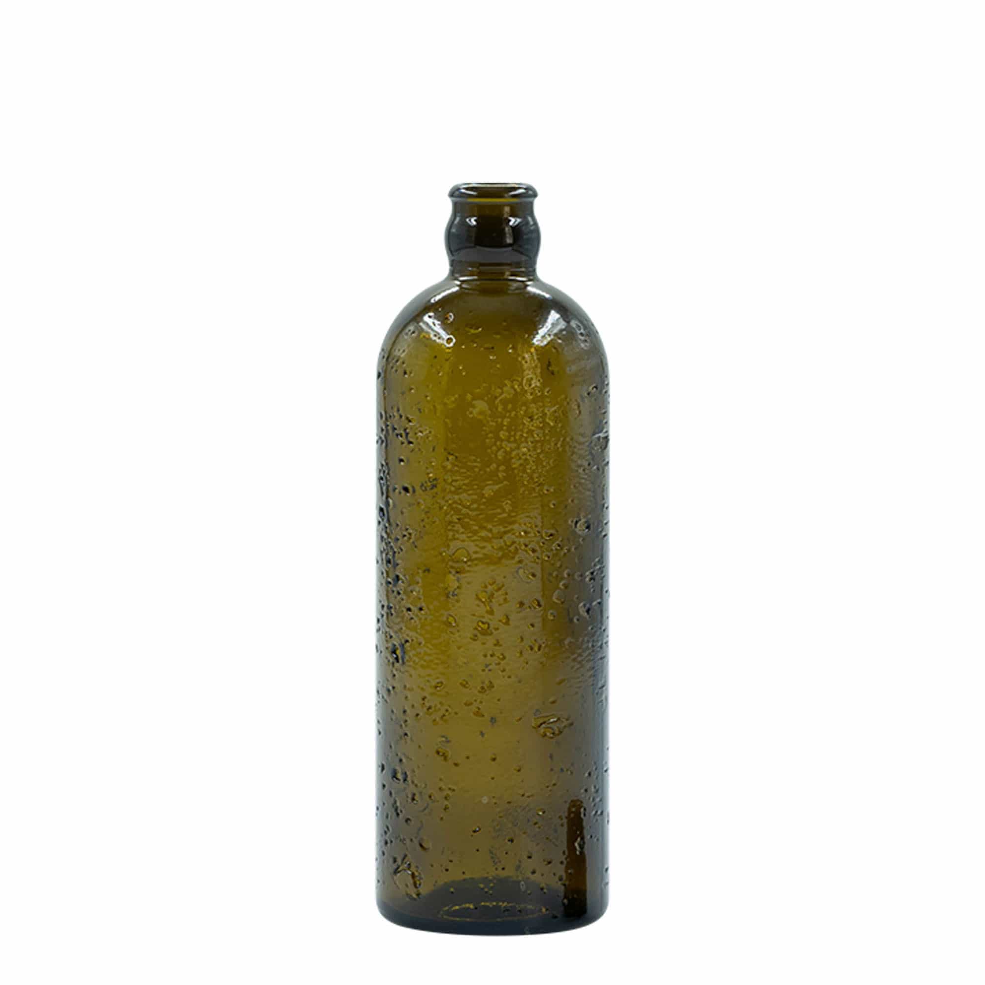 500 ml Wildly Crafted Glasflasche «Bobber Jr», braun, Mündung: Kork