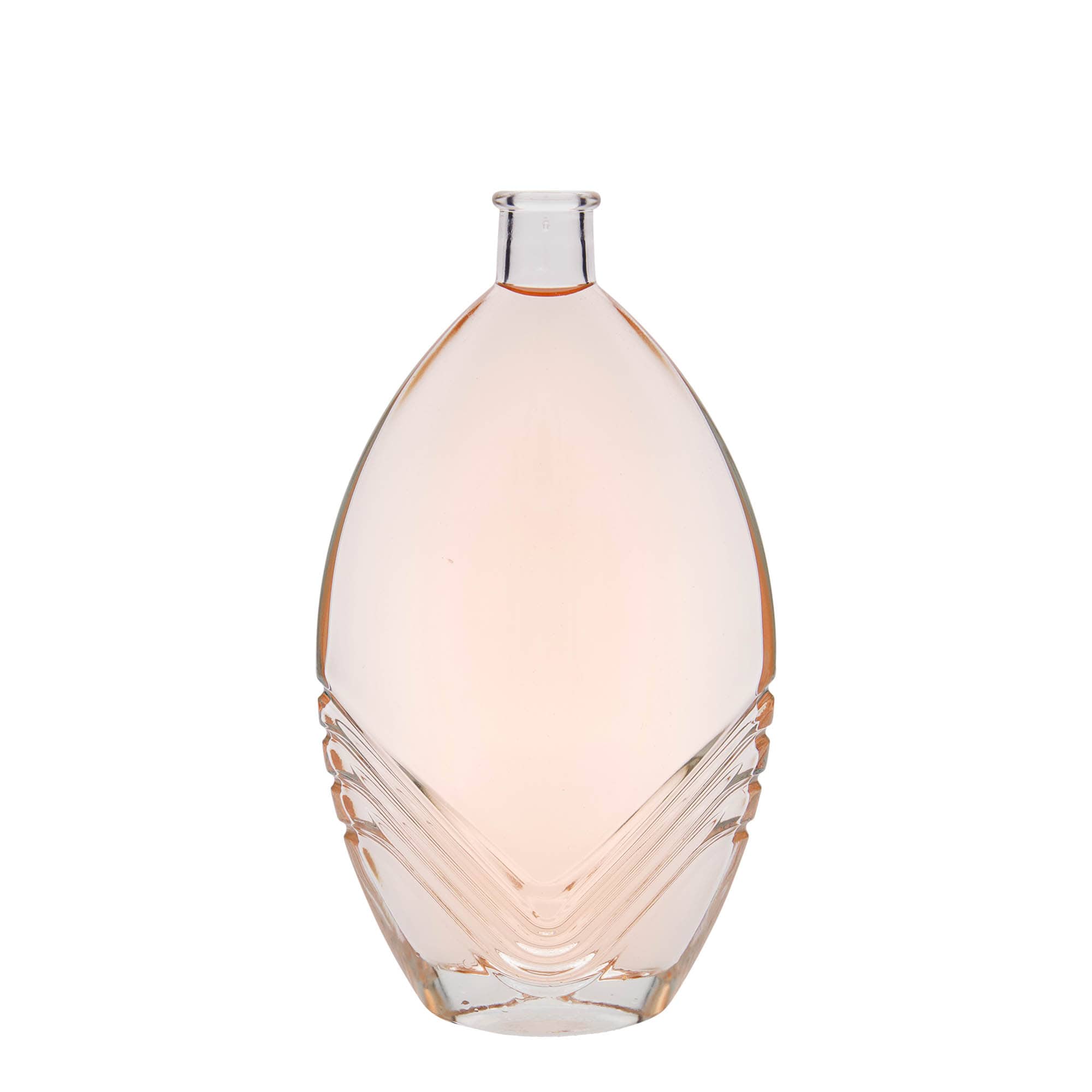 500 ml Glasflasche «Florence», oval, Mündung: Kork