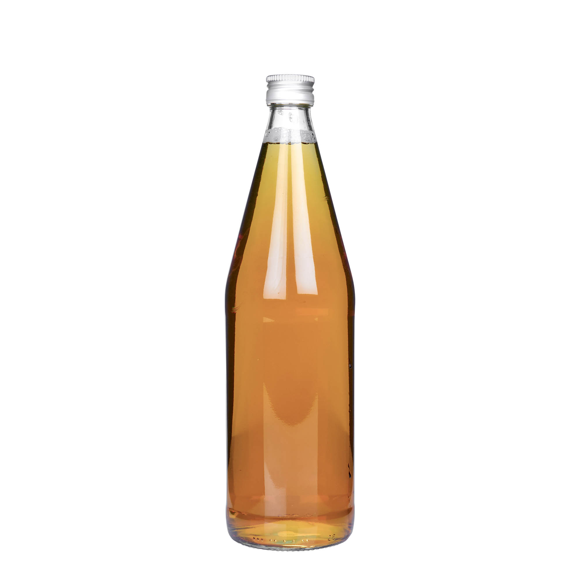 750 ml Universalflasche Karottenform, Glas, Mündung: PP 28 750 ml Universalflasche Karottenform, Glas, Mündung: PP 28