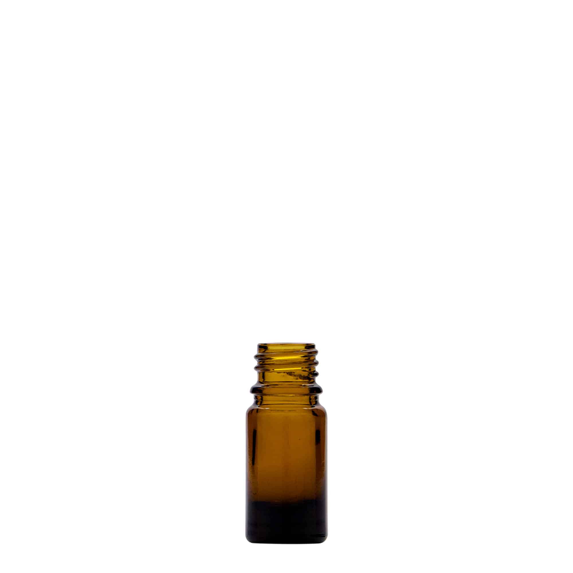 5 ml Medizinflasche, Glas, braun, Mündung: DIN 18 5 ml Medizinflasche, Glas, braun, Mündung: DIN 18