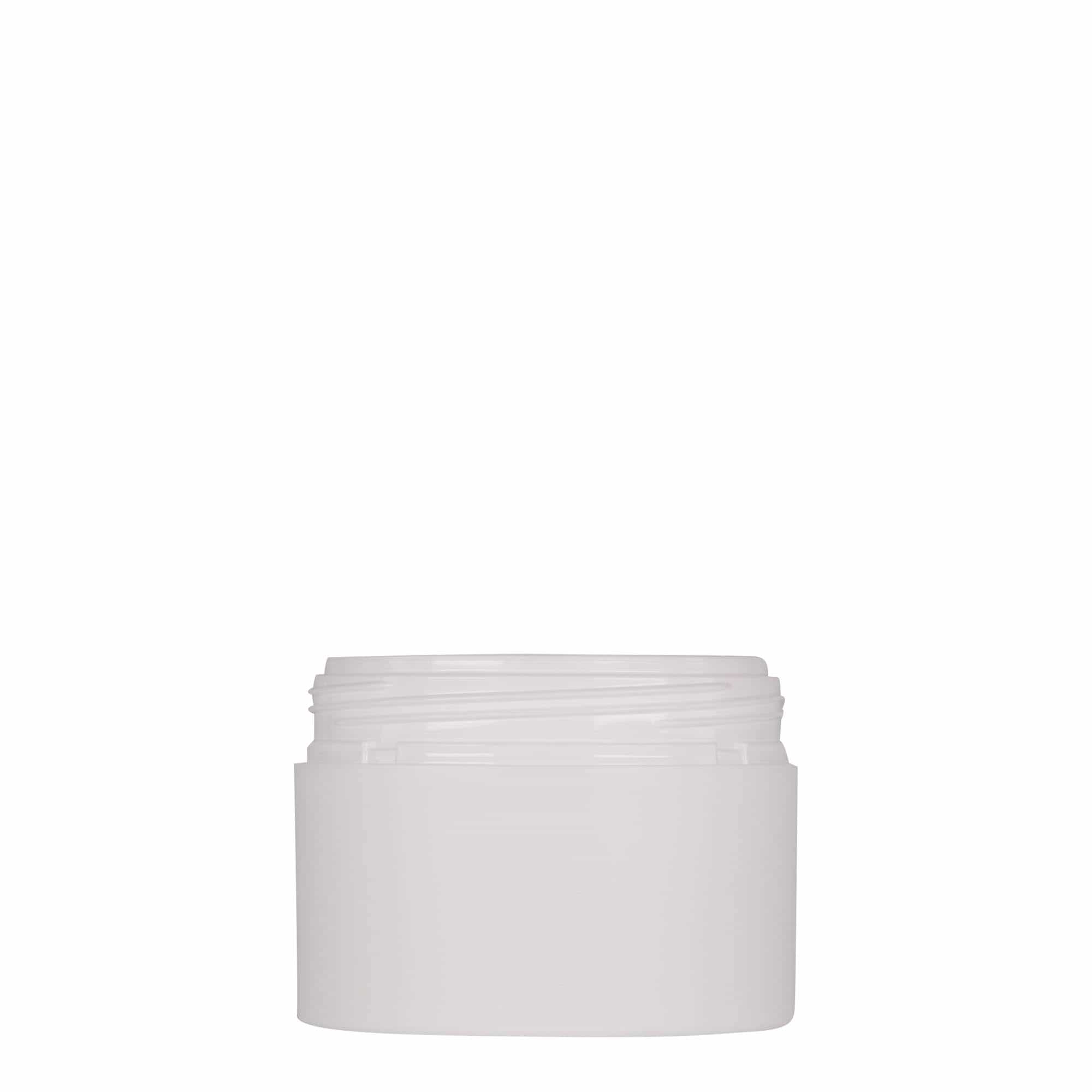 100 ml Kunststoffdose 'Antonella', PP, weiß, Mündung: Schraubverschluss 100 ml Kunststoffdose 'Antonella', PP, weiß, Mündung: Schraubverschluss