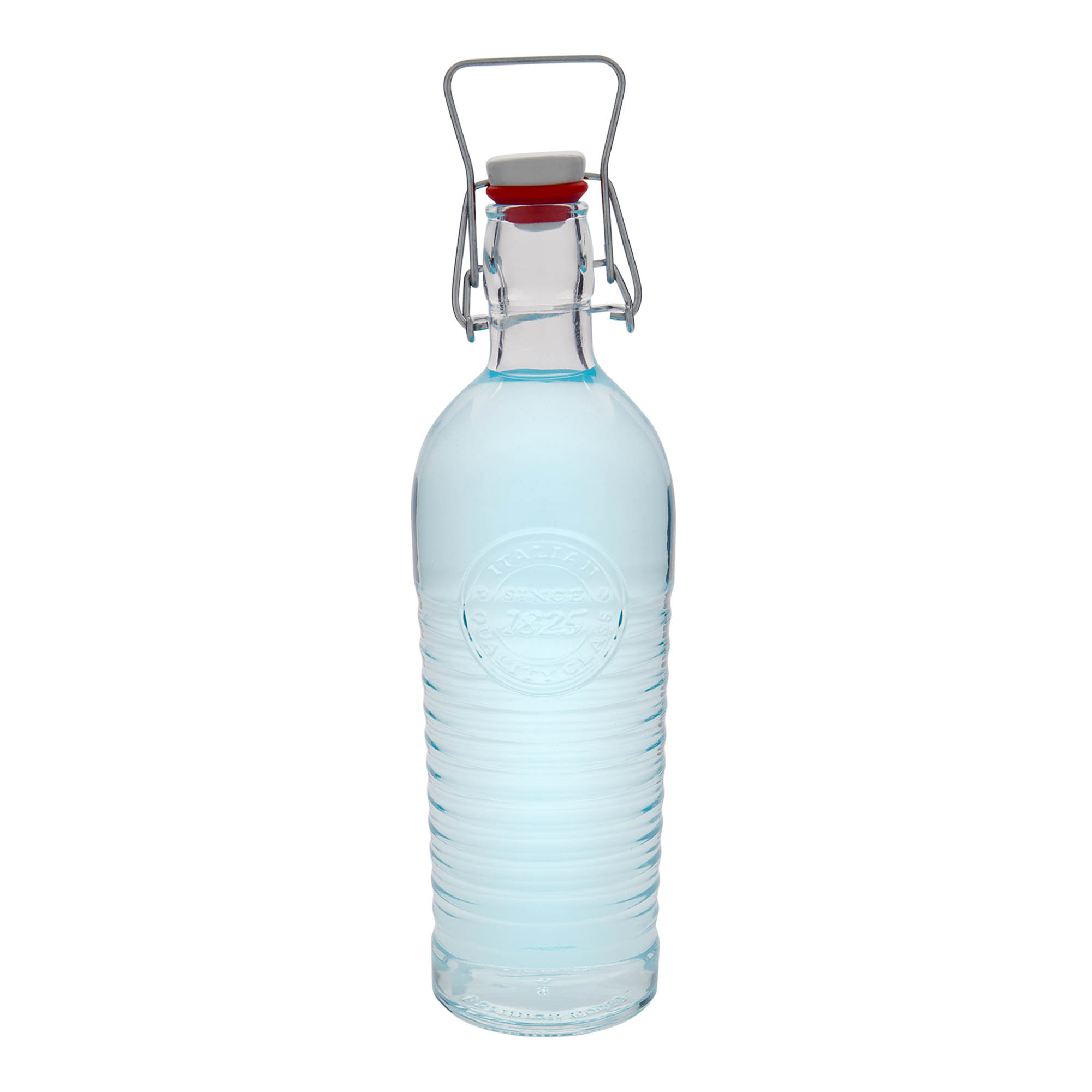 1.200 ml Glasflasche «Officina 1825», Mündung: Bügelverschluss