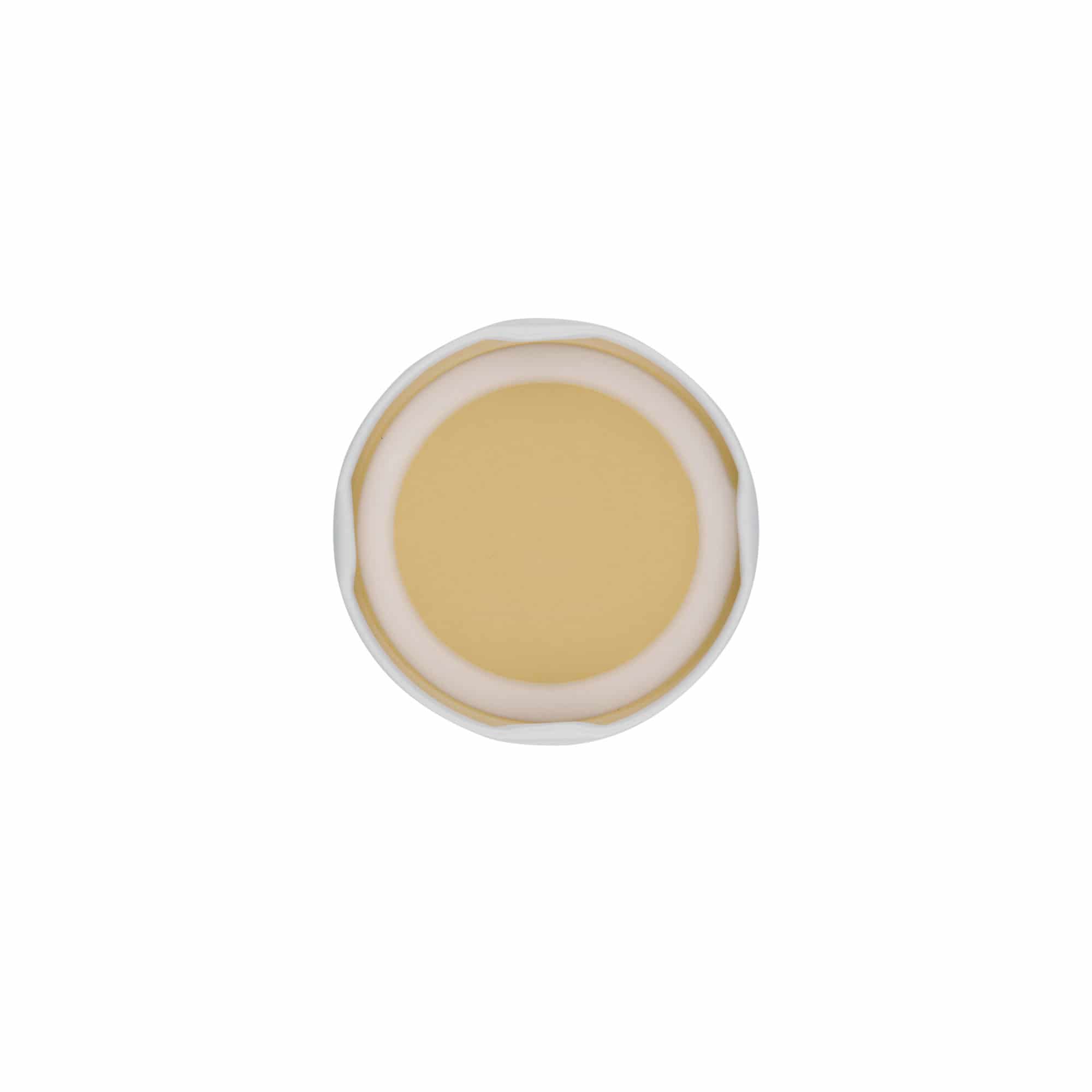 Twist-Off-Deckel, Weißblech, weiß, für Mündung: TO 58 Twist-Off-Deckel, Weißblech, weiß, für Mündung: TO 58