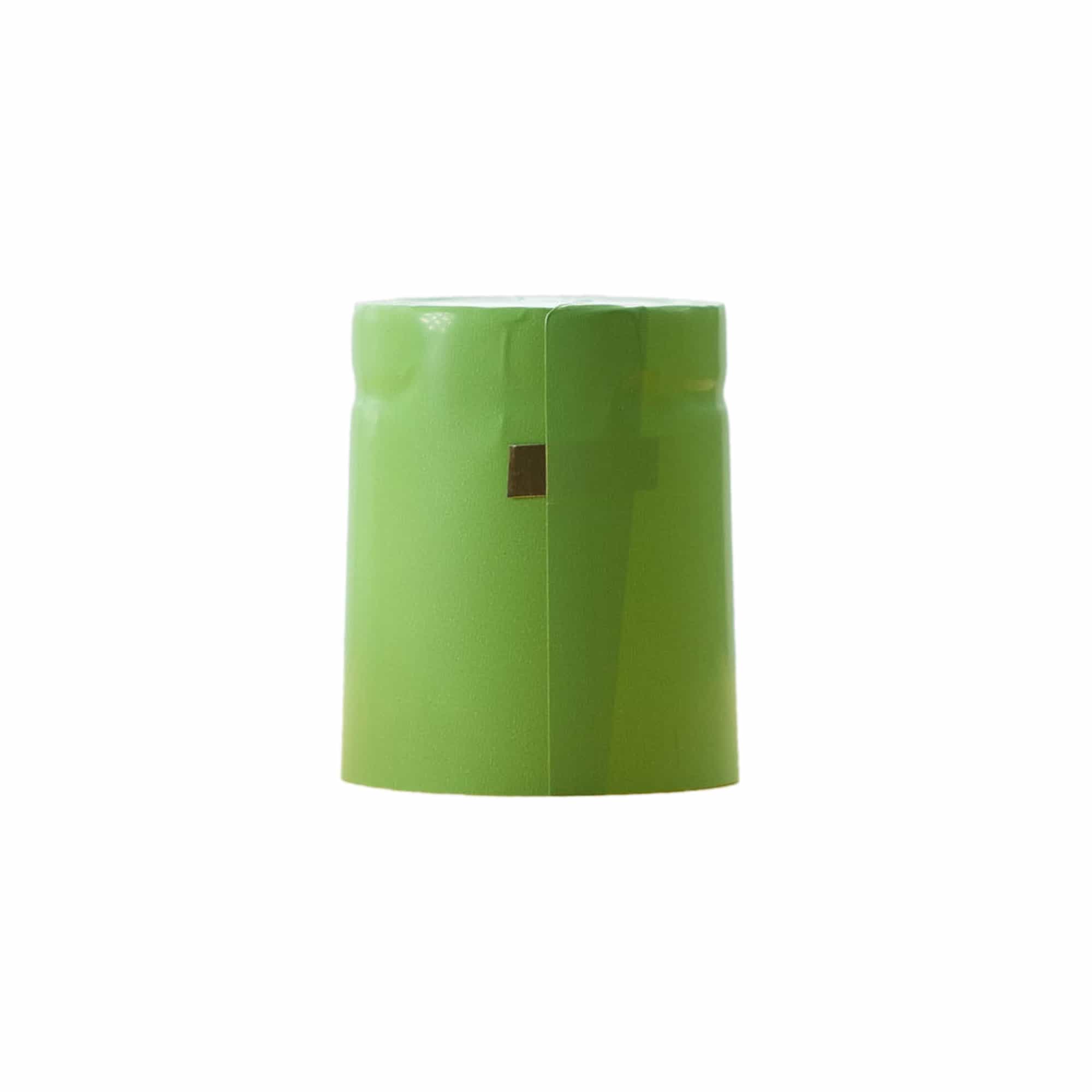 Schrumpfkapsel 32x41, PVC-Kunststoff, lindgrün Schrumpfkapsel 32x41, PVC-Kunststoff, lindgrün