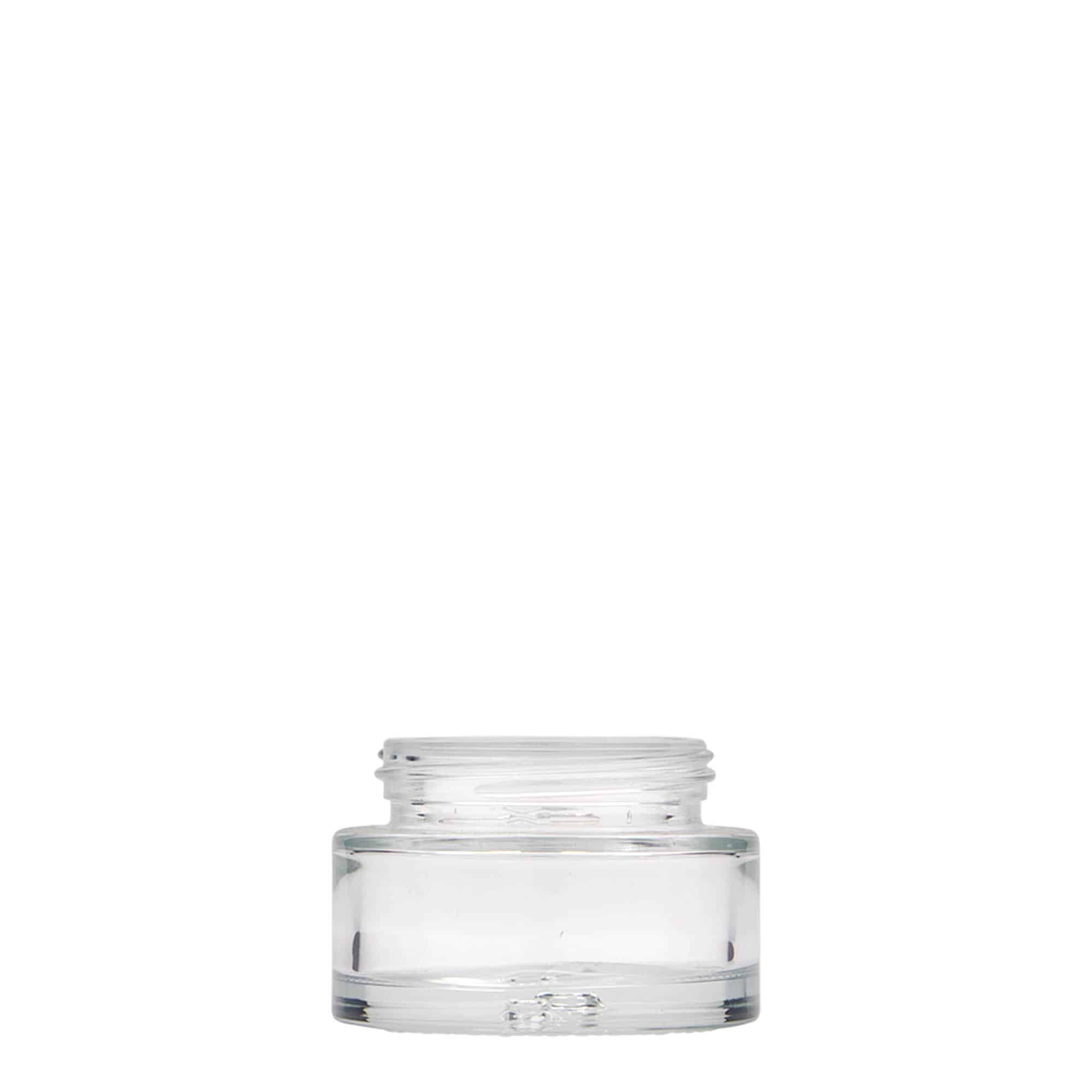 30 ml Tiegel «Clear Edition», Glas, Mündung: Schraubverschluss