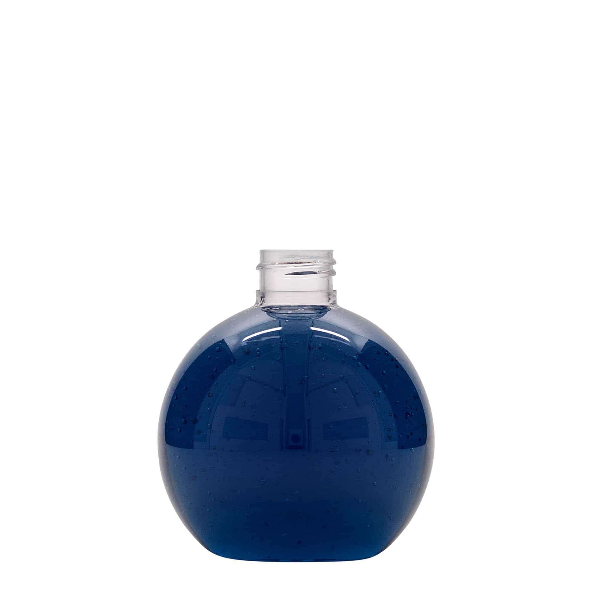 250 ml PET-Flasche 'Perry', rund, Kunststoff, Mündung: GPI 24/410