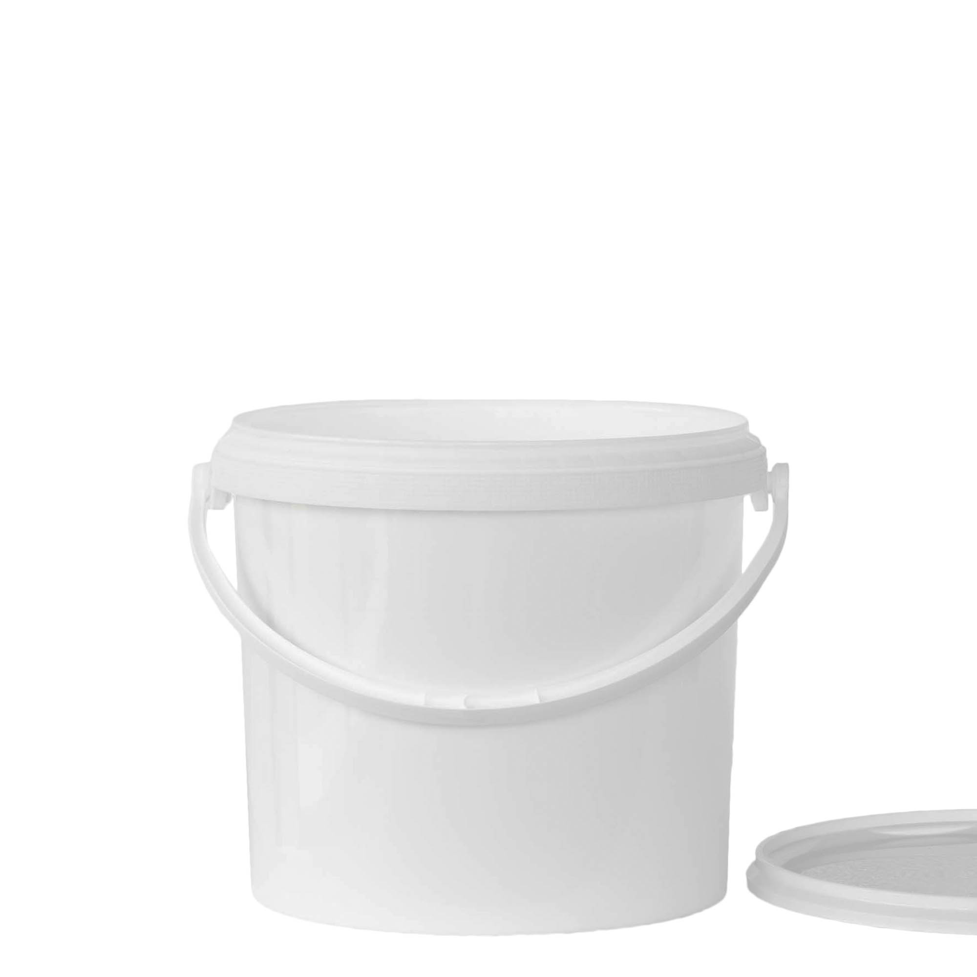 5 l Eimer, PP-Kunststoff, weiss 5 l Eimer, PP-Kunststoff, weiss