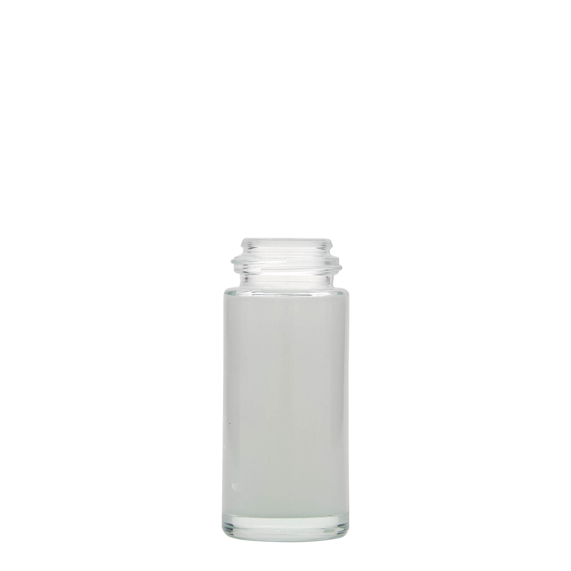 50 ml Roll-On-Flasche, Glas, Mündung: Schraubverschluss
