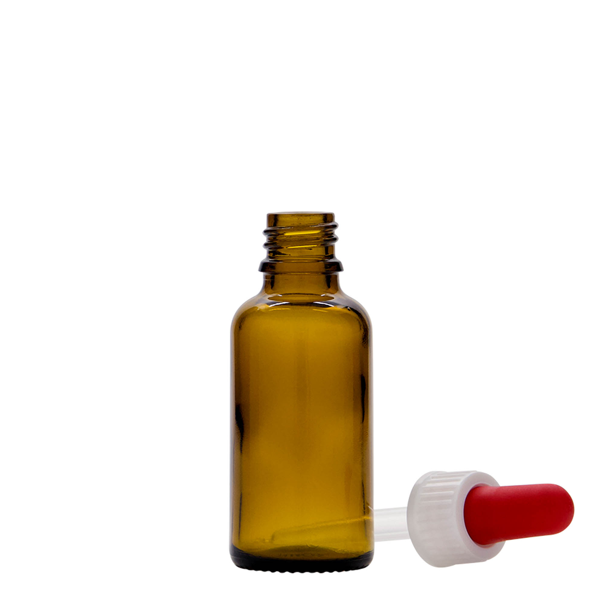 30 ml Pipettenflasche Medizin, Glas, braun, Mündung: DIN 18 30 ml Pipettenflasche Medizin, Glas, braun, Mündung: DIN 18