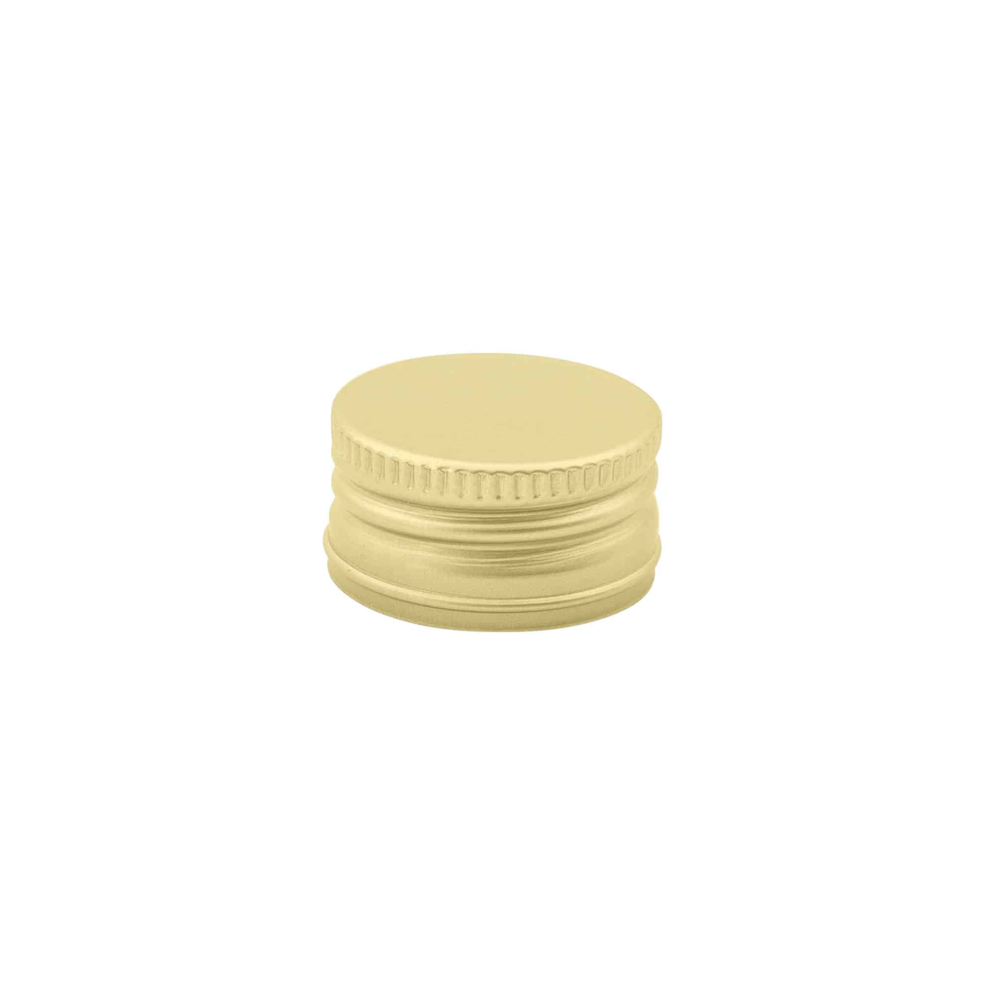 Schraubverschluss, Metall, gold, für Mündung: PP 31,5 Schraubverschluss, Metall, gold, für Mündung: PP 31,5