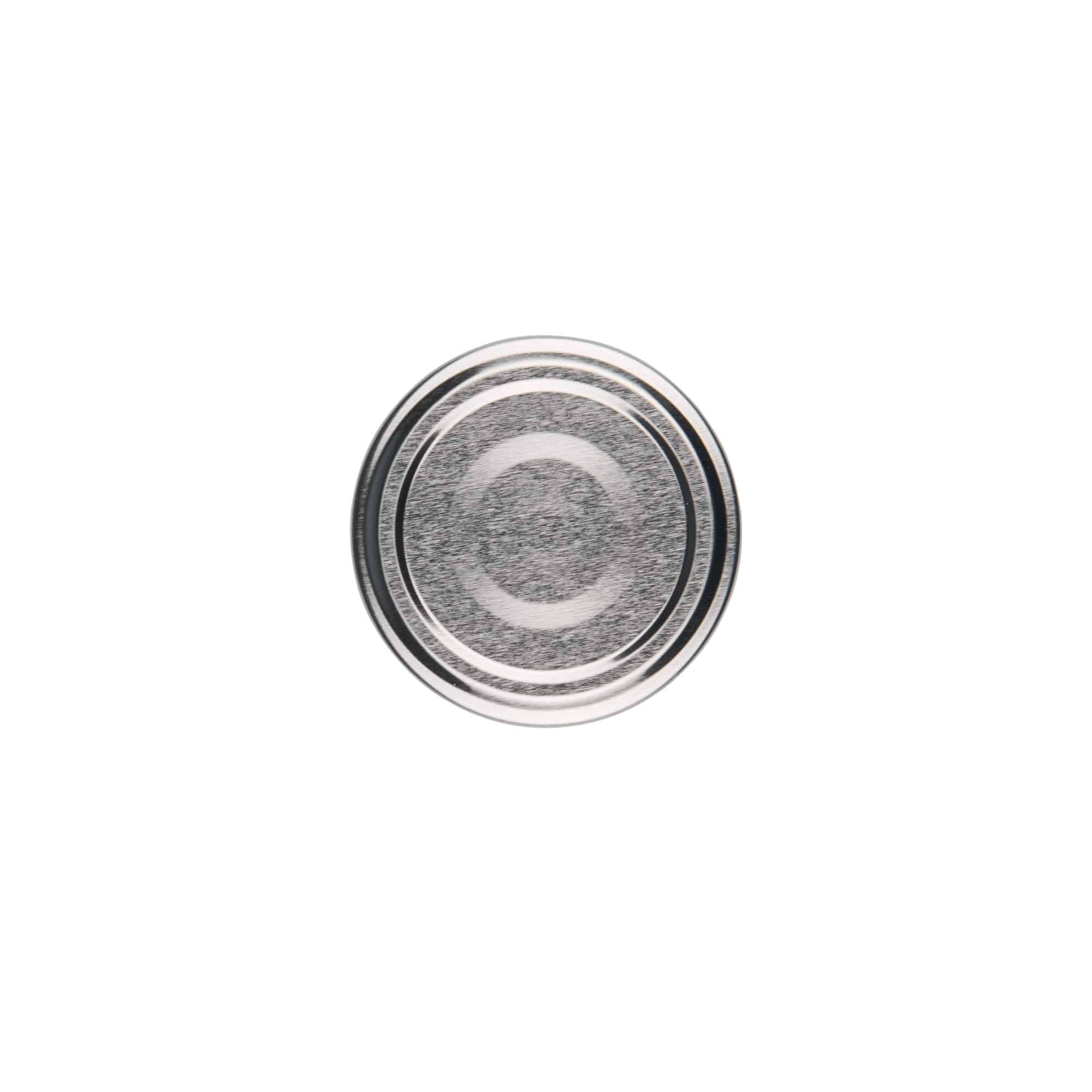 Twist-Off-Deckel, Weißblech, silber, für Mündung: TO 53
