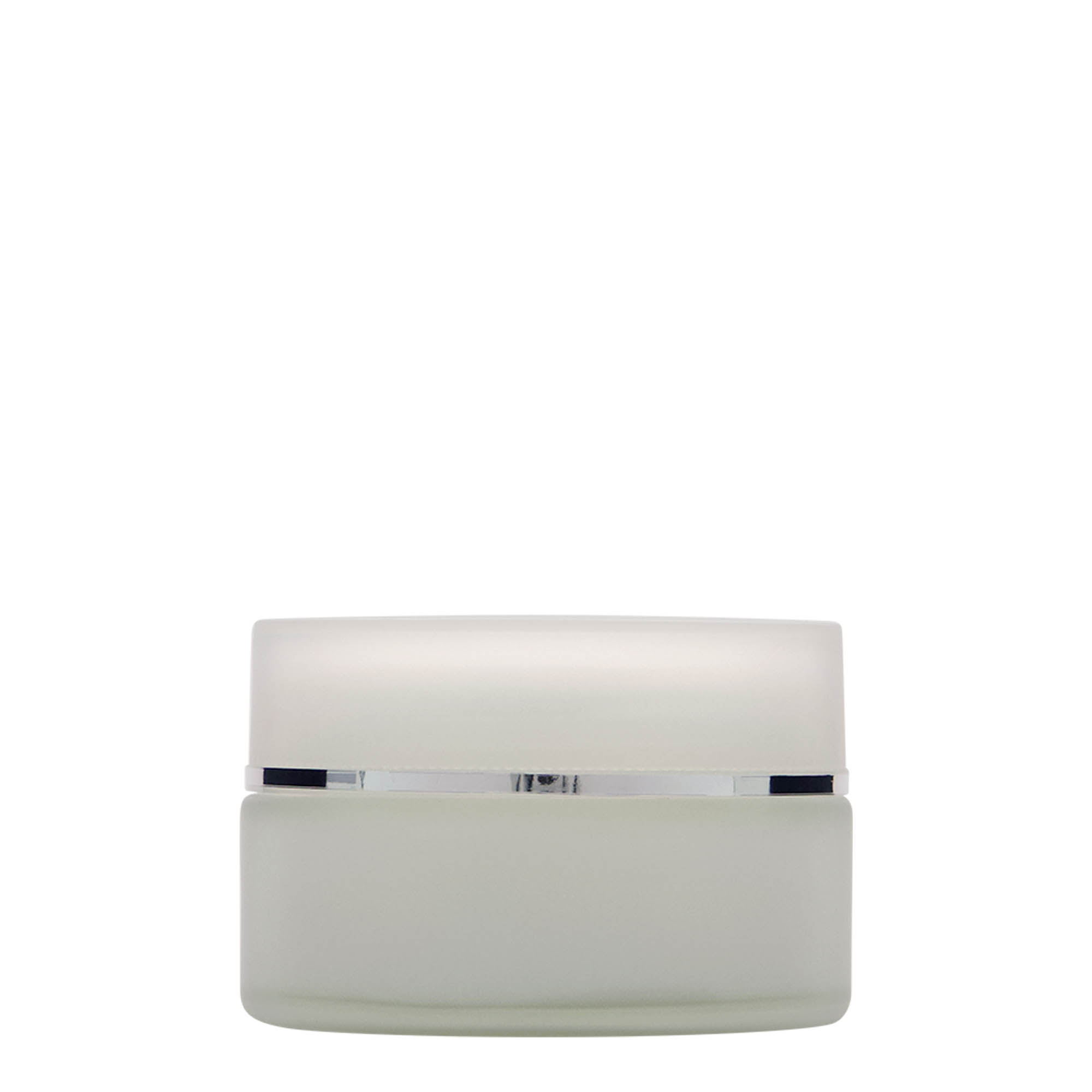 100 ml Tiegel 'Platin Edition', Glas, geeist, Mündung: Schraubverschluss 100 ml Tiegel 'Platin Edition', Glas, geeist, Mündung: Schraubverschluss