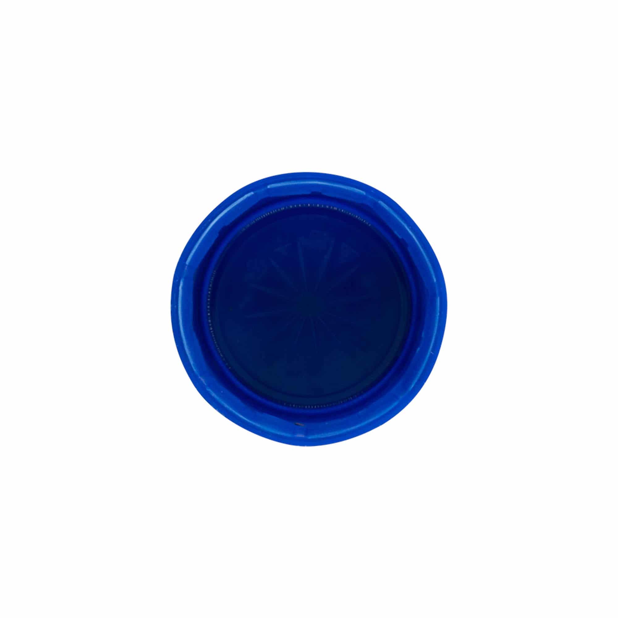 Schraubverschlus Zweistartgewinde, PE-Kunststoff, blau, für Mündung: PET 38 mm
