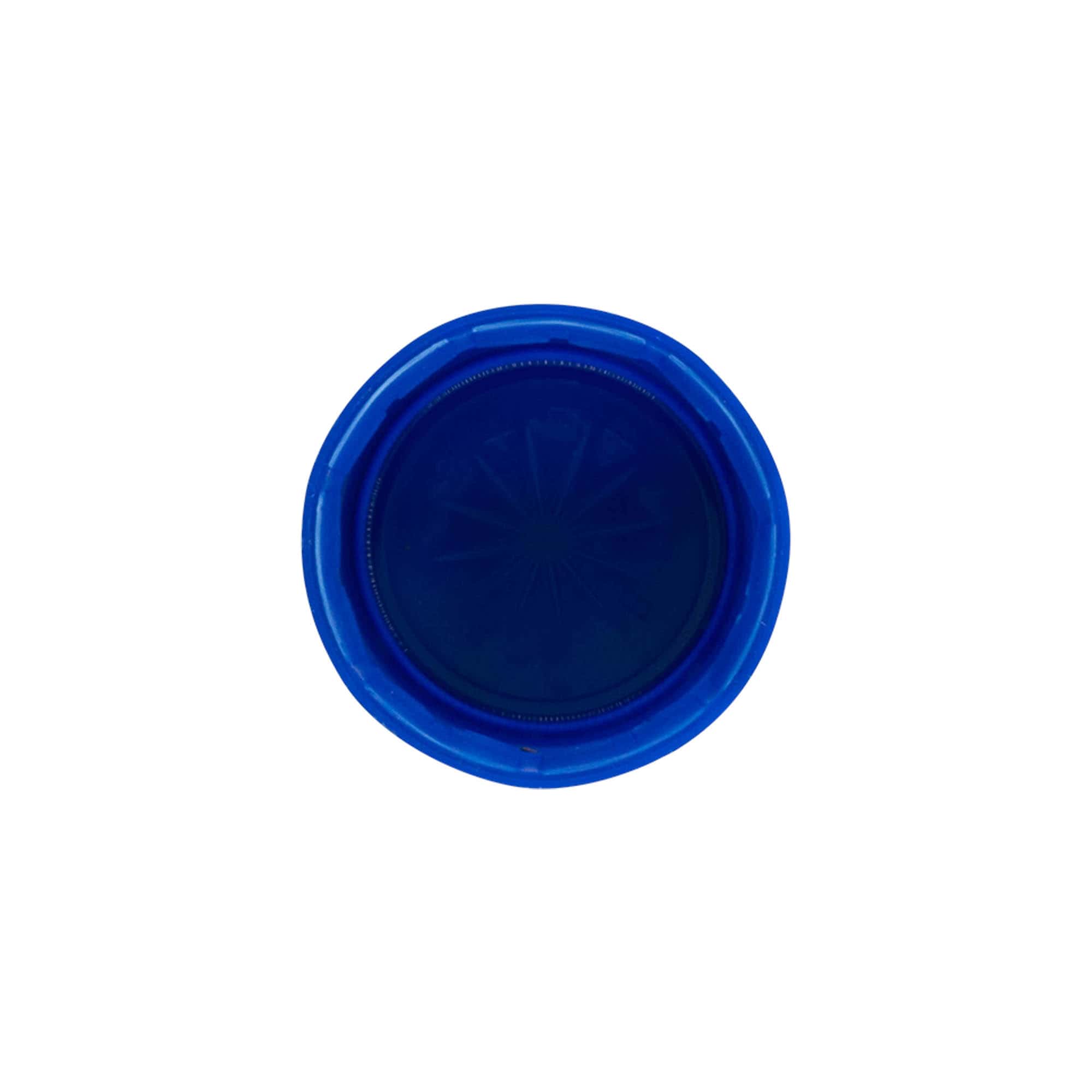 Schraubverschluss Zweistartgewinde, PE-Kunststoff, blau, für Mündung: PET 38 mm
