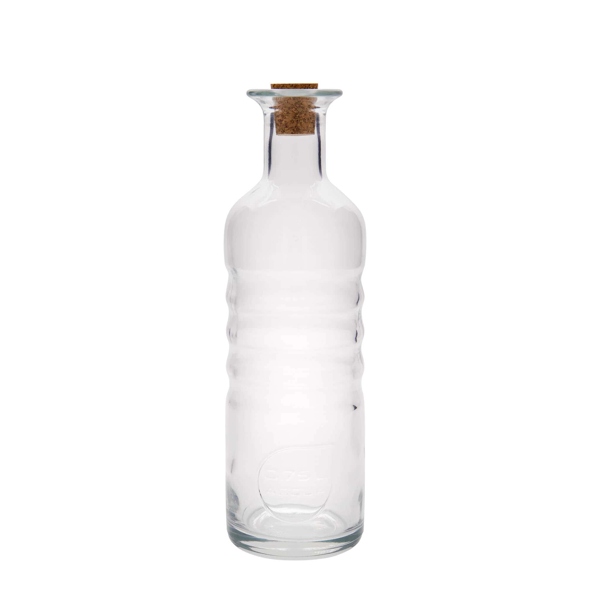 750 ml Glasflasche 'Optima Acqua', Mündung: Kork