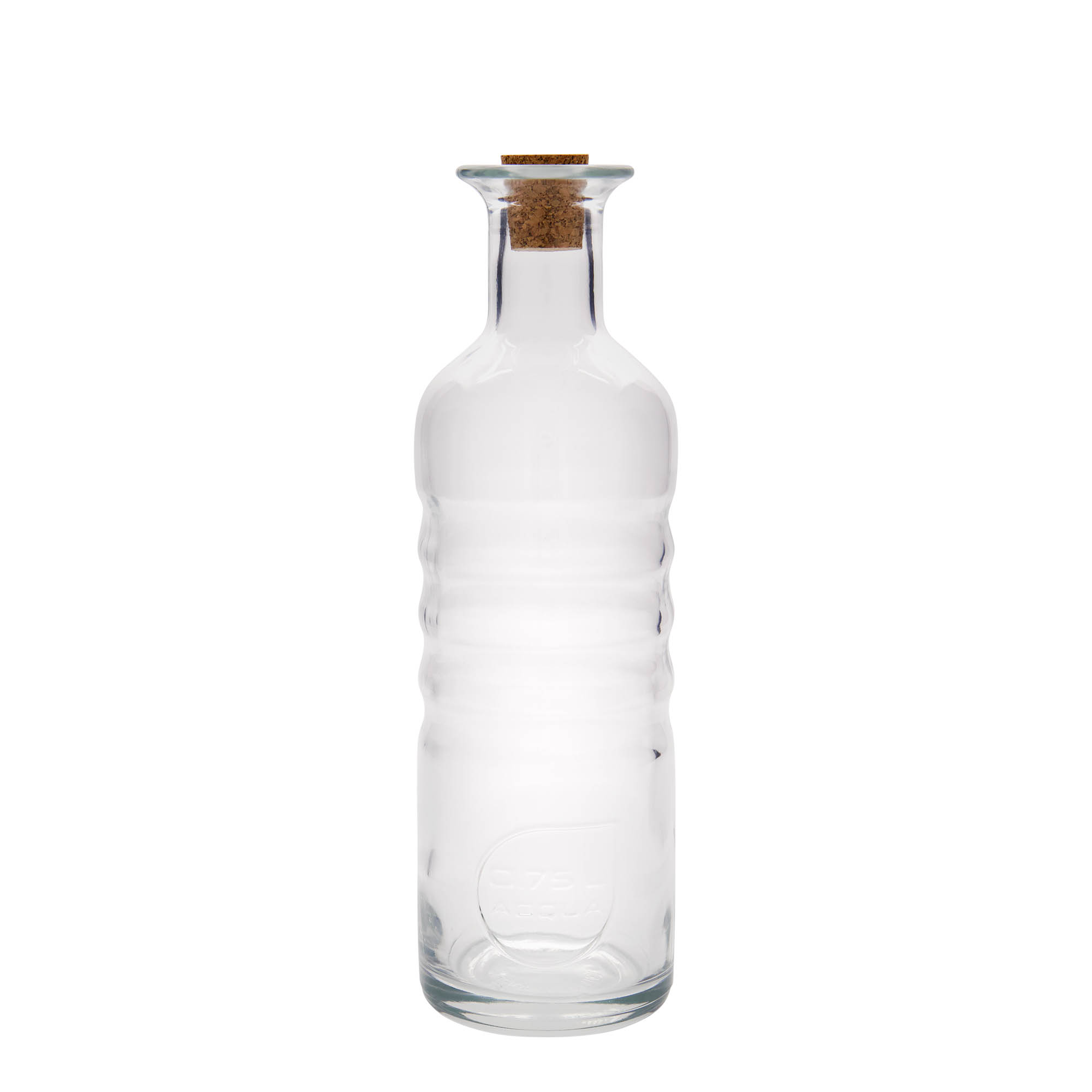 750 ml Glasflasche «Optima Acqua», Mündung: Kork