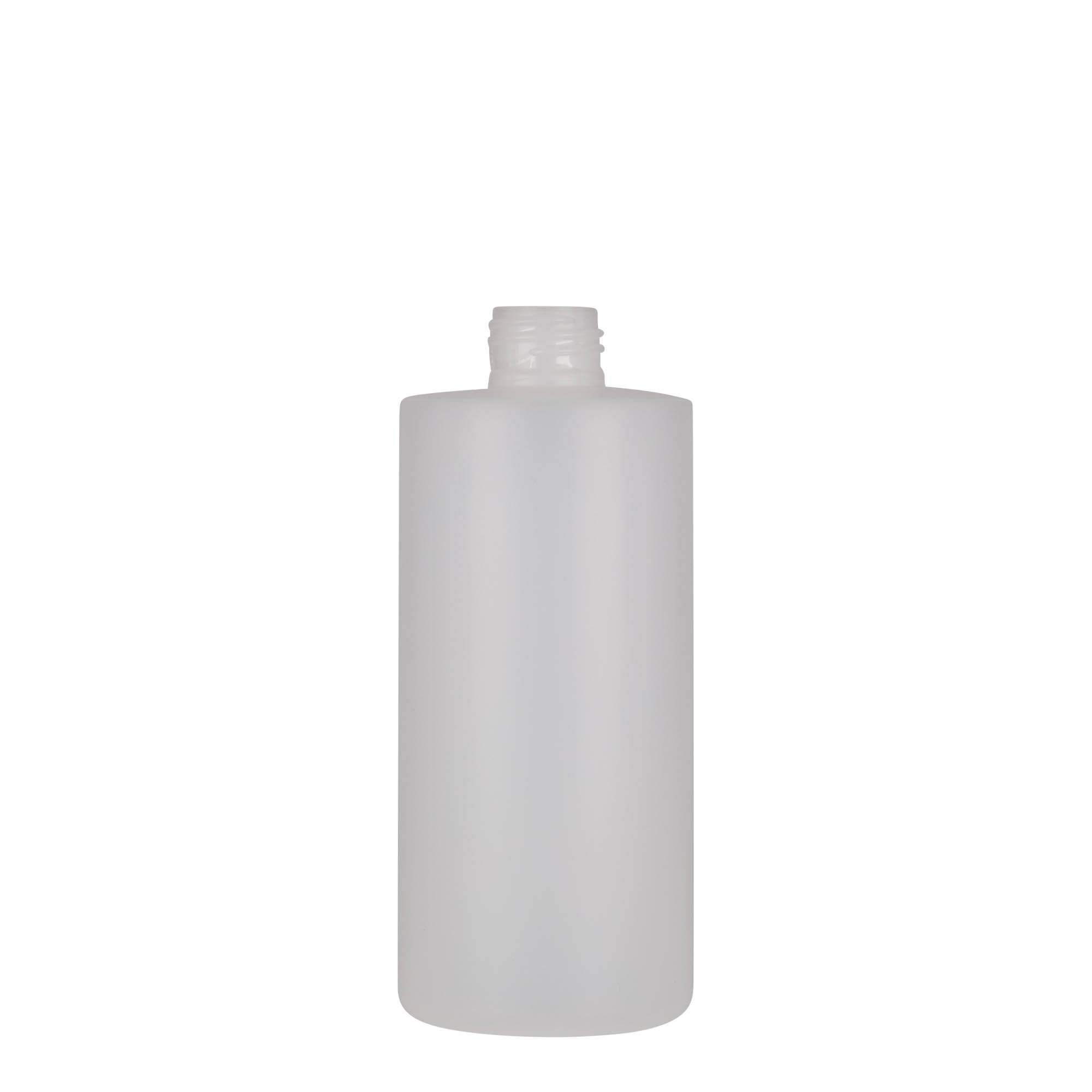300 ml Kunststoffflasche 'Pipe', HDPE, weiß, Mündung: 24/410