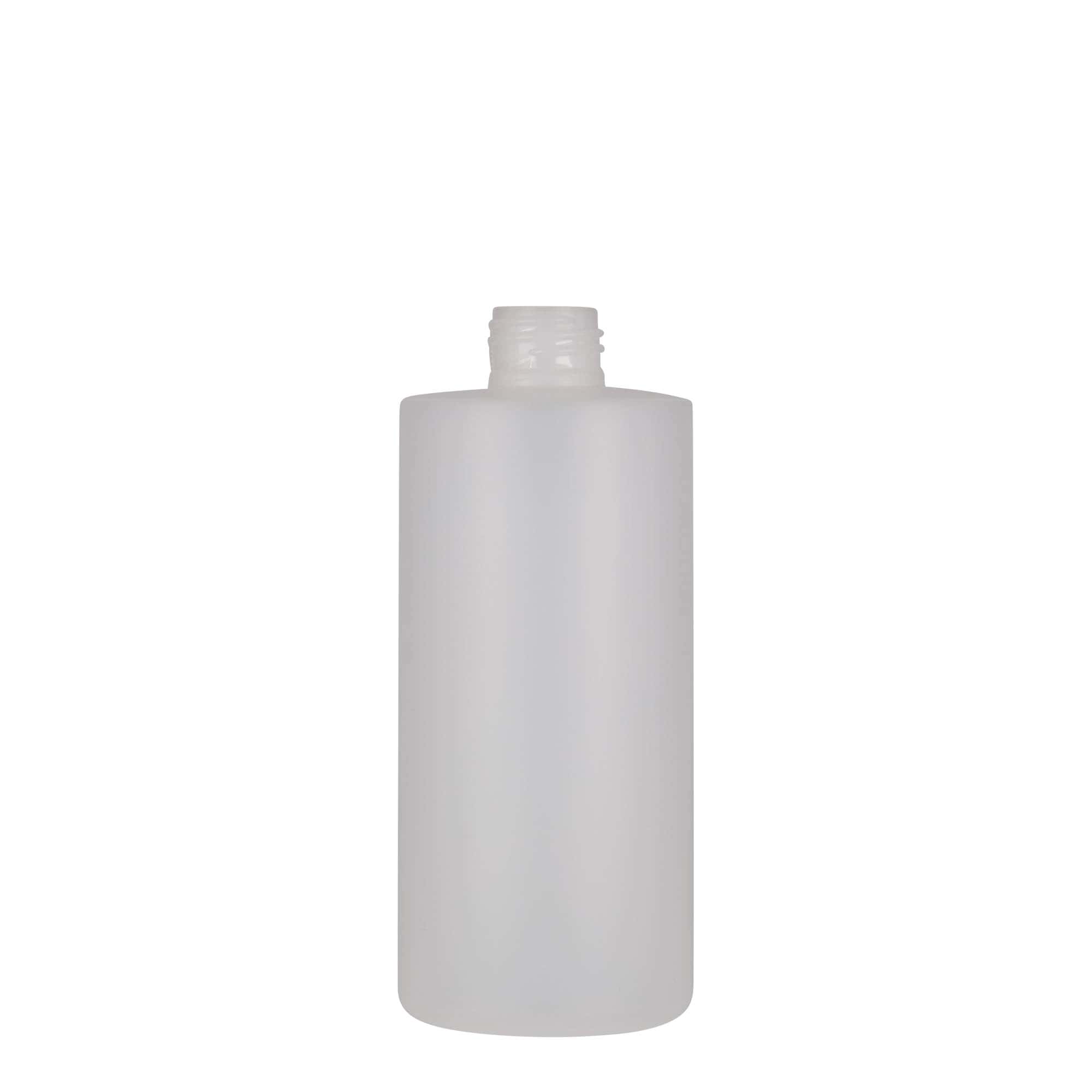 300 ml Kunststoffflasche «Pipe», HDPE, weiss, Mündung:  24/410