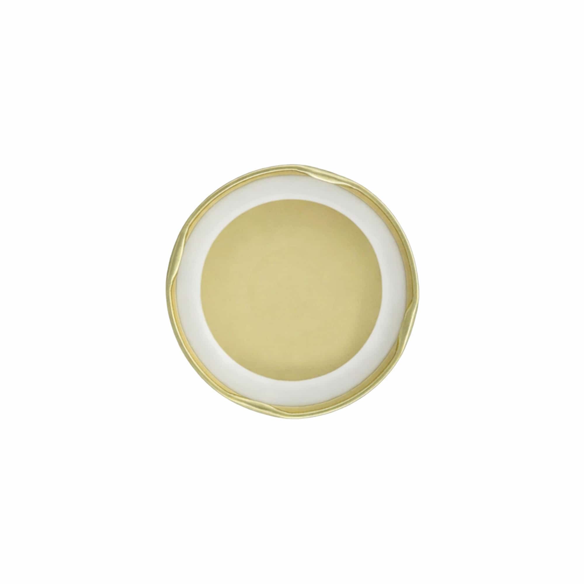 Twist-off-Deckel, Weissblech, sterilisierbar, gold, für Mündung: TO 66
