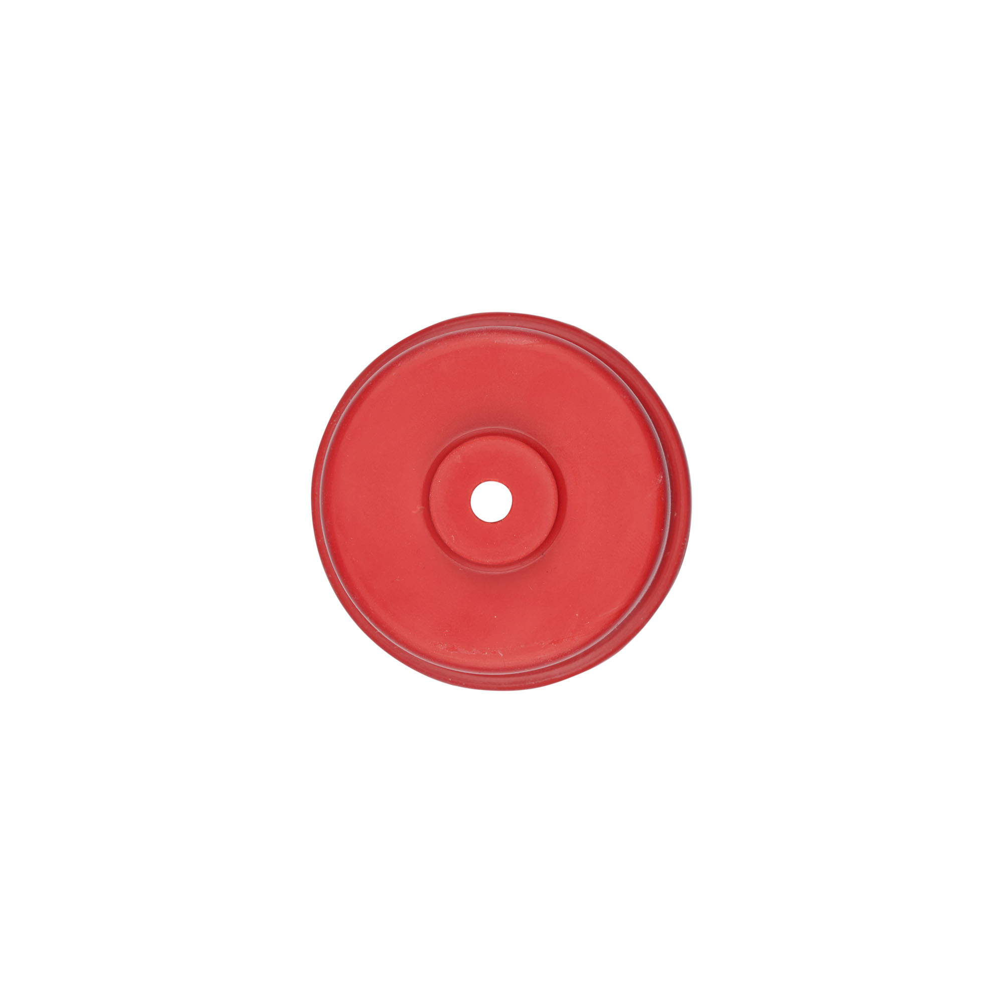 Gärkappe Typ 5, Gummi, rot